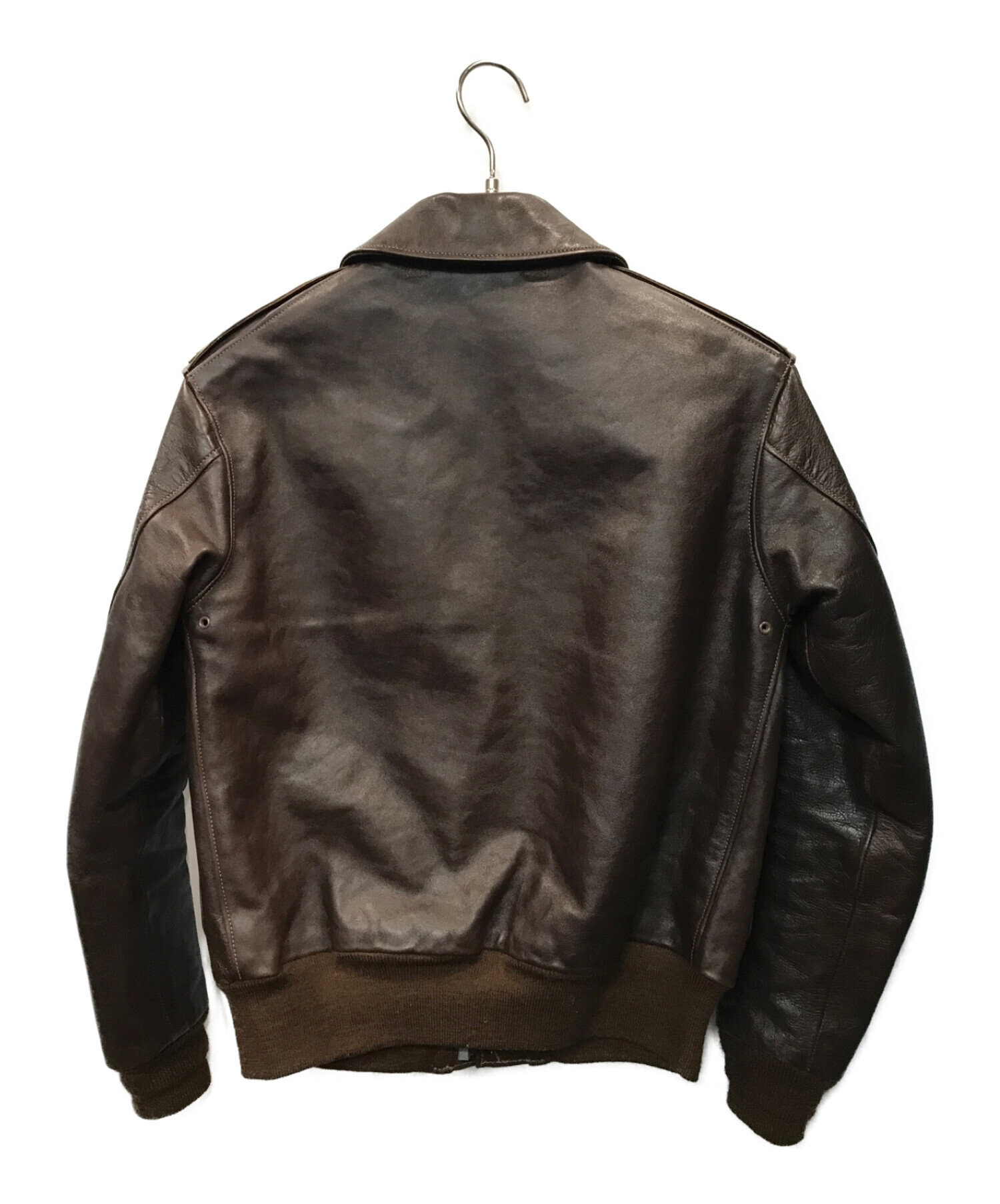 中古・古着通販】EASTMAN LEATHER CLOTHING (イーストマン レザー クロージング) A-2レザージャケット ブラウン  サイズ:36｜ブランド・古着通販 トレファク公式【TREFAC FASHION】スマホサイト