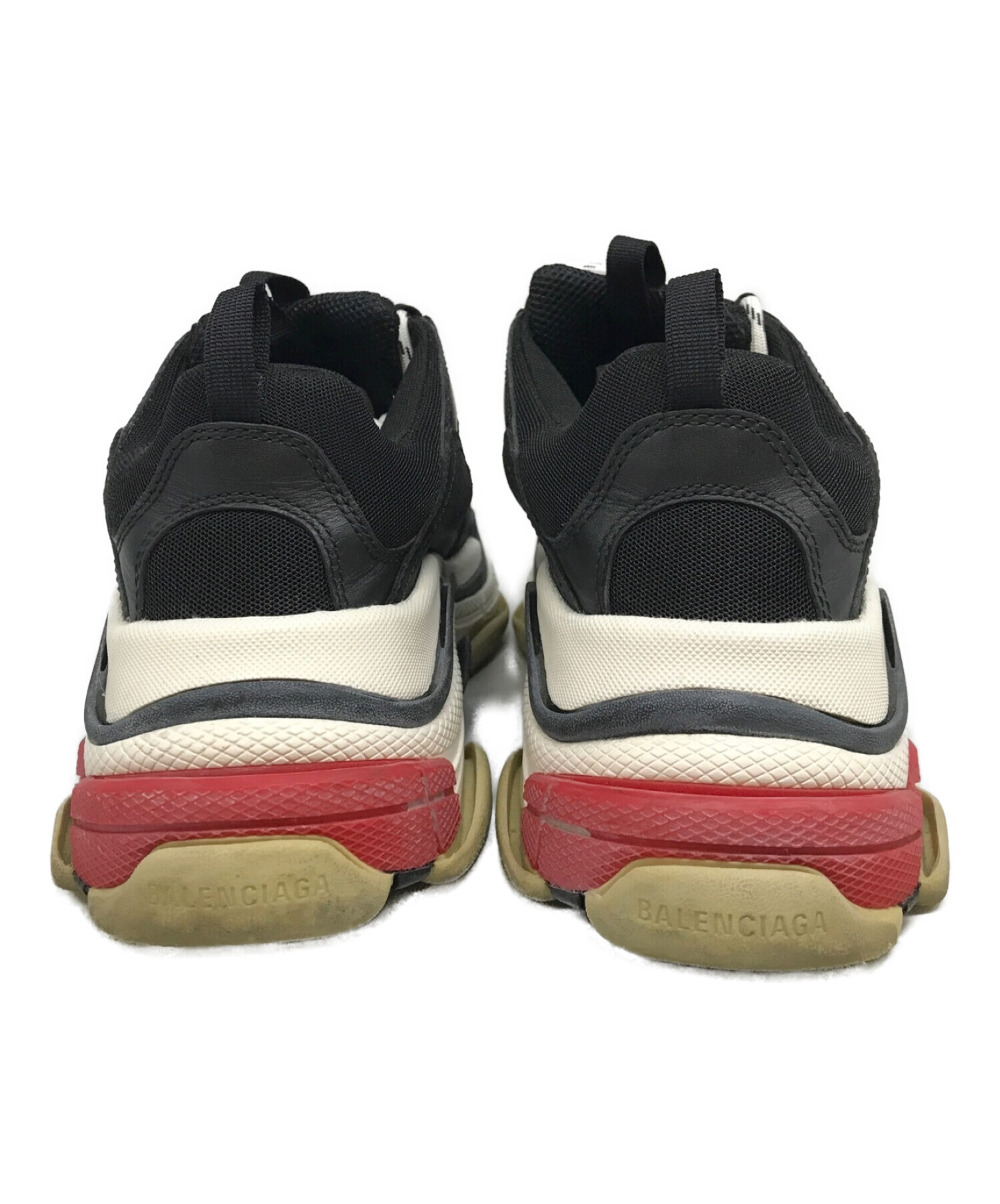 中古・古着通販】BALENCIAGA (バレンシアガ) TRIPLE S ブラック サイズ