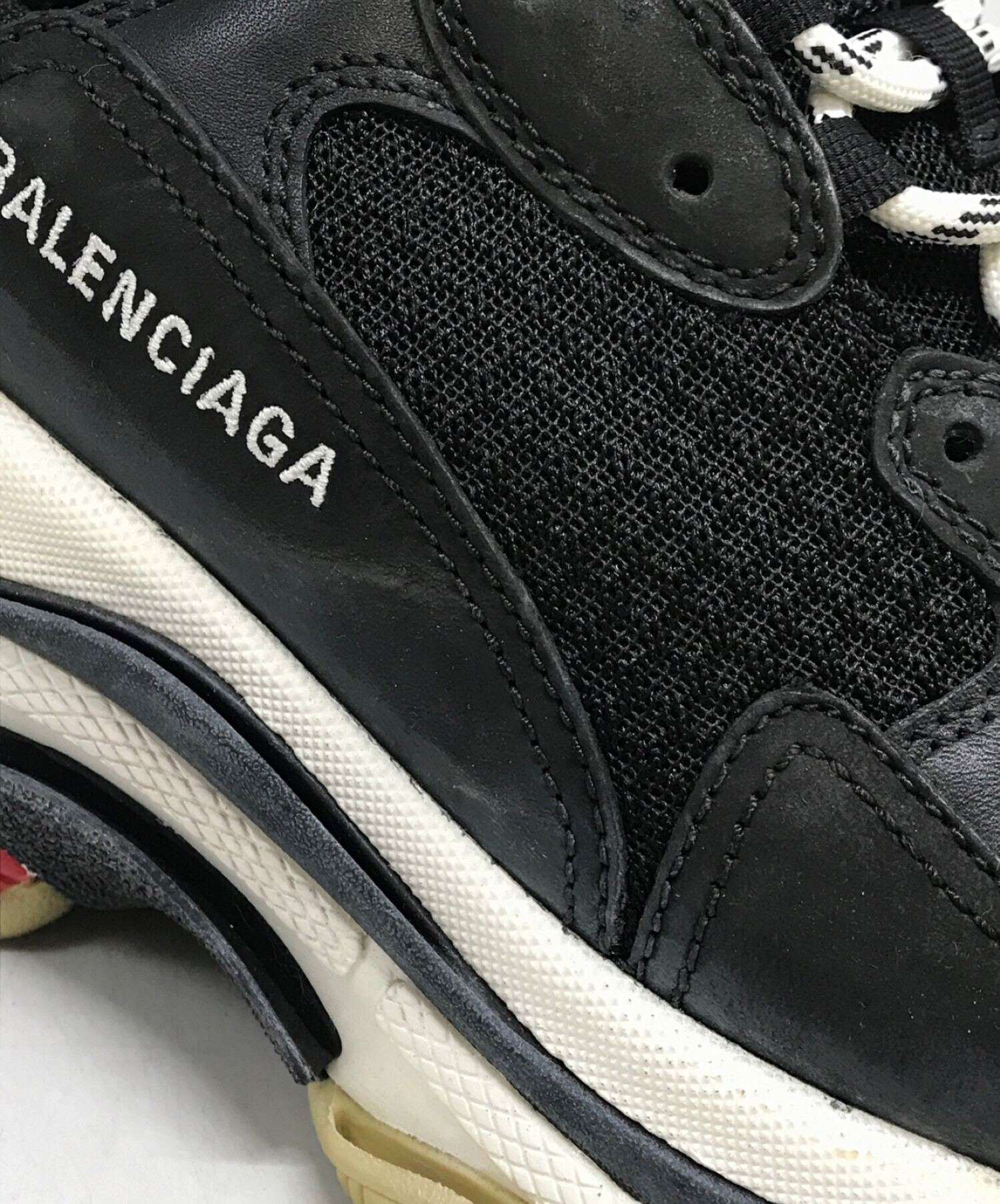 中古・古着通販】BALENCIAGA (バレンシアガ) TRIPLE S ブラック サイズ