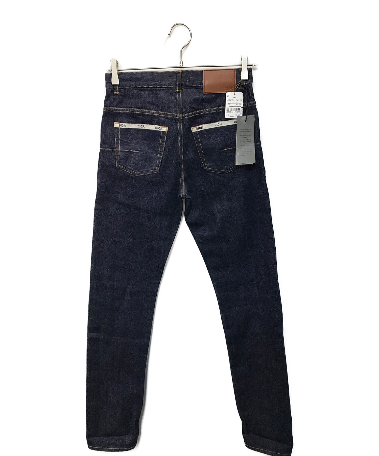 中古・古着通販】Dior (ディオール) SLIM 17.5ロゴテープデニムパンツ