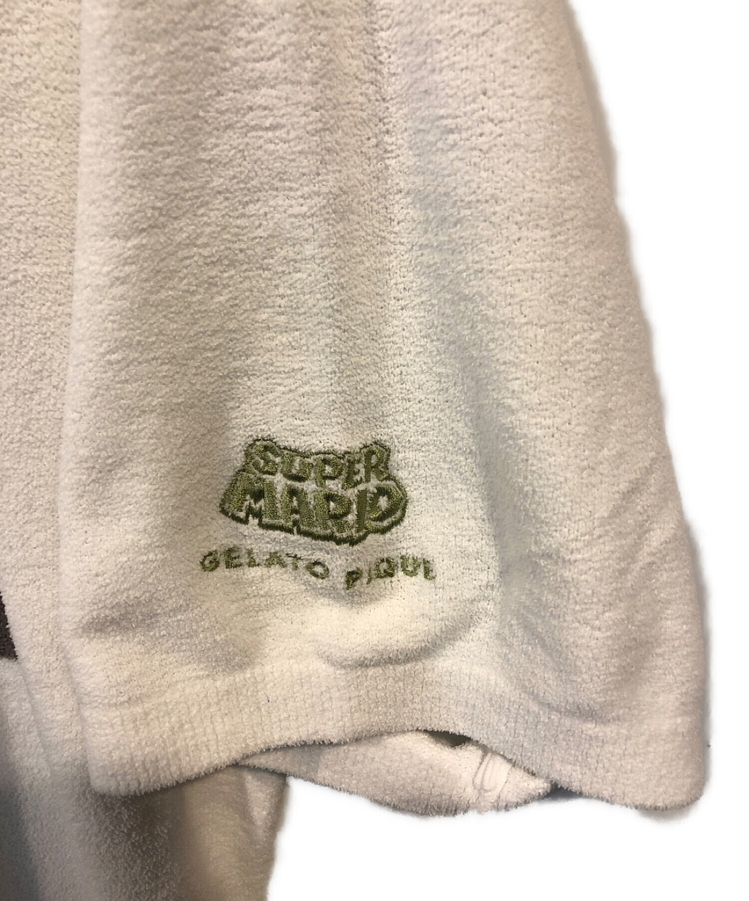 中古・古着通販】GELATO PIQUE HOMME (ジェラートピケ オム) ヨッシープルオーバー+ハーフパンツセット ホワイト×グリーン サイズ:M｜ブランド・古着通販  トレファク公式【TREFAC FASHION】スマホサイト