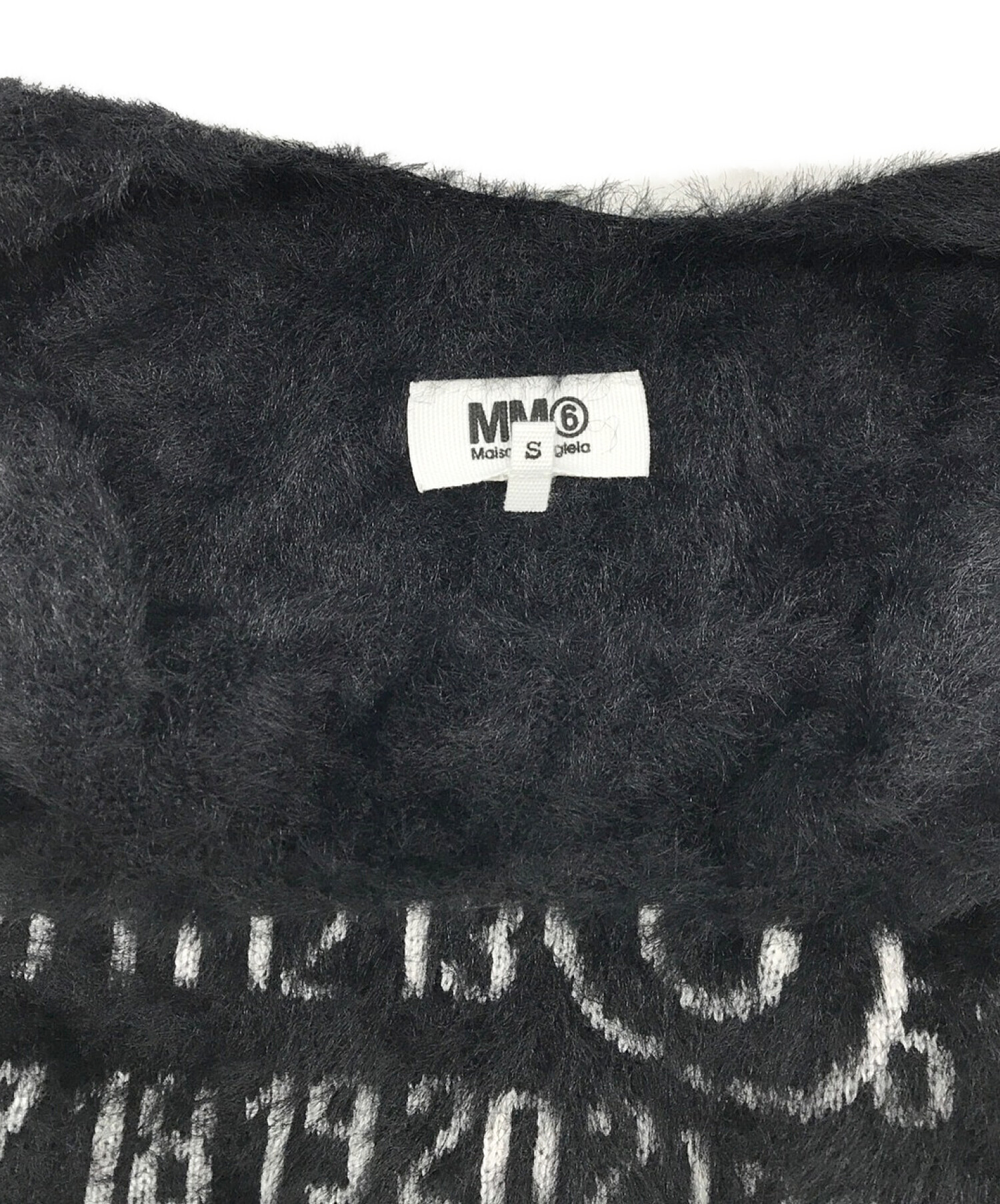 中古・古着通販】MM6 Maison Margiela (エムエムシックス メゾンマルジェラ) オフショルダー セーター ブラック  サイズ:S｜ブランド・古着通販 トレファク公式【TREFAC FASHION】スマホサイト