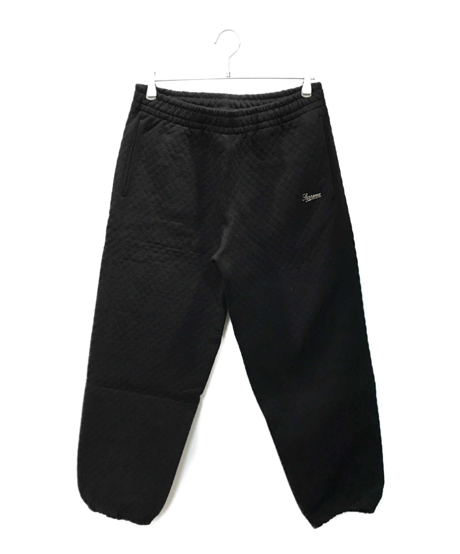 Supreme (シュプリーム) 23ss Micro Quilted Sweatpant ブラック サイズ:SMALL