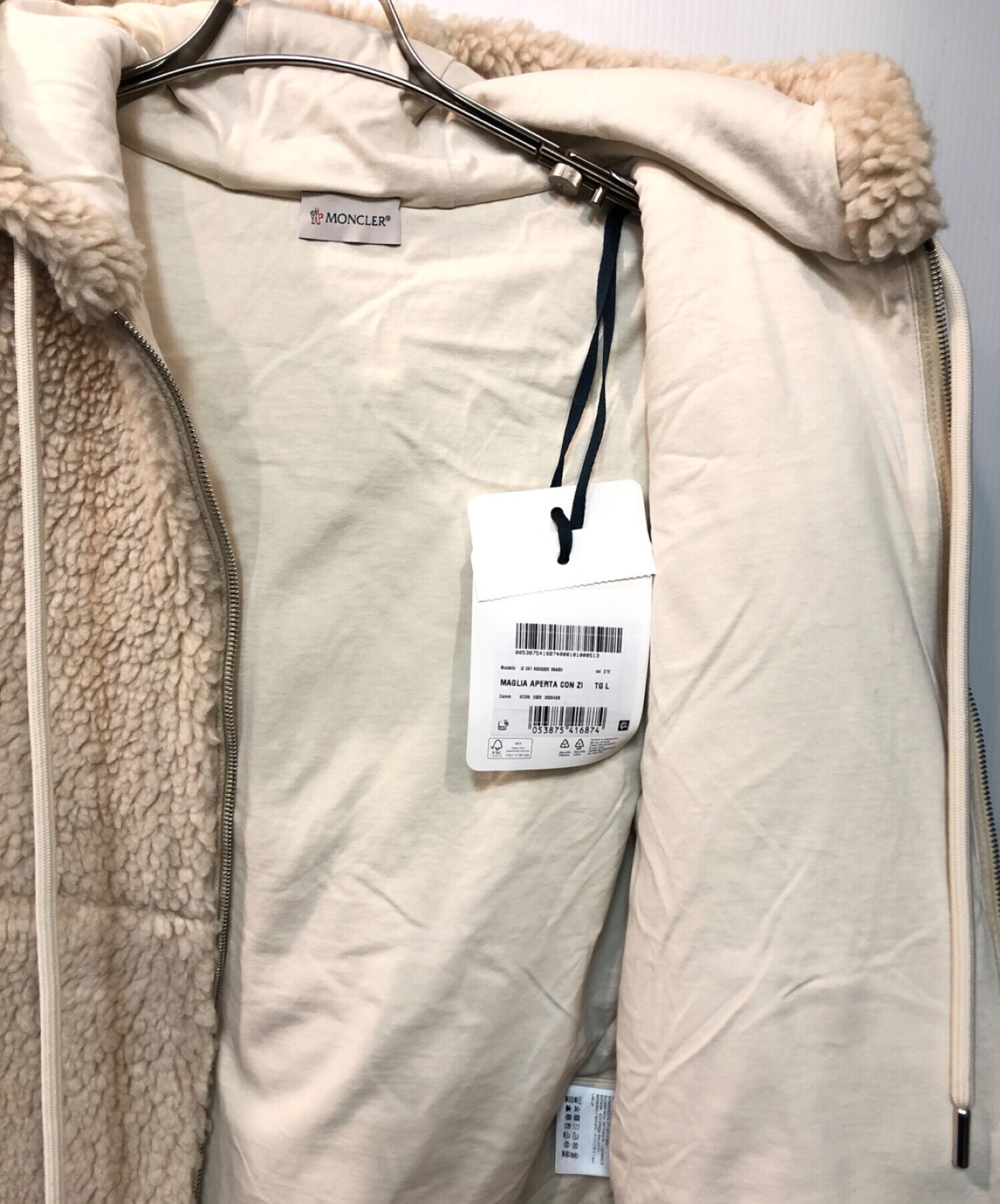 中古・古着通販】MONCLER (モンクレール) MAGLIA APERTA CON ZIP