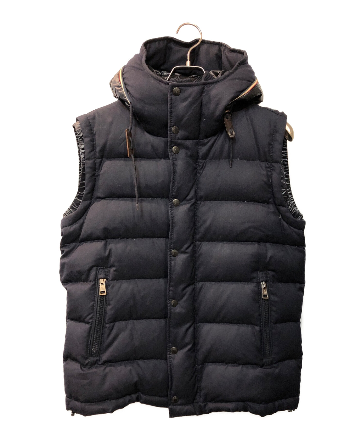 中古・古着通販】MONCLER (モンクレール) HEMダウンジャケット ネイビー サイズ:2｜ブランド・古着通販 トレファク公式【TREFAC  FASHION】スマホサイト