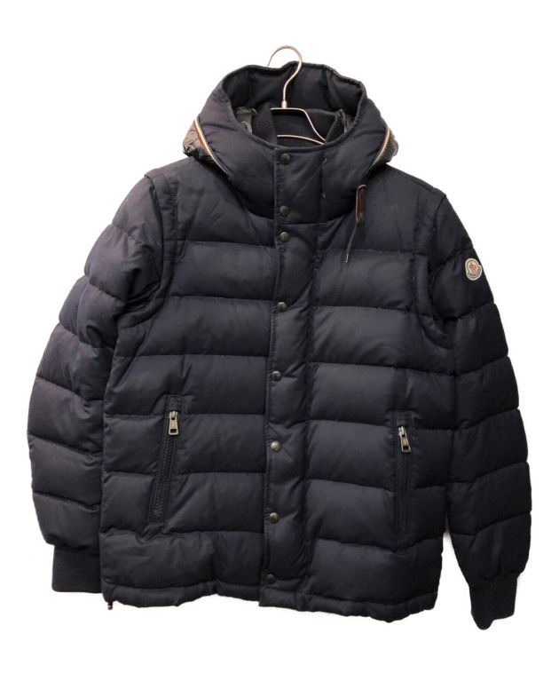 中古・古着通販】MONCLER (モンクレール) HEMダウンジャケット ネイビー サイズ:2｜ブランド・古着通販 トレファク公式【TREFAC  FASHION】スマホサイト