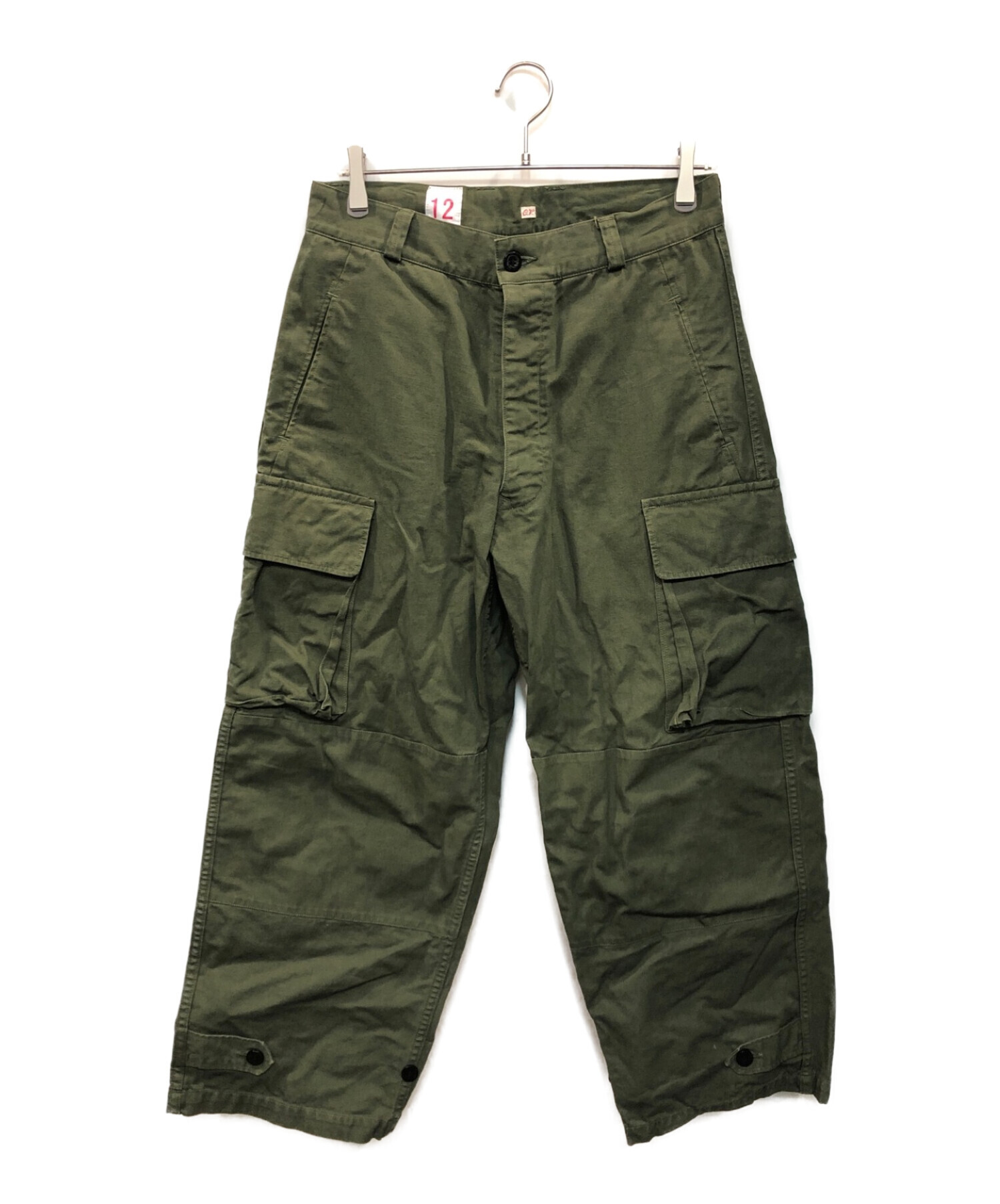 outil pantalon blesle m47 olive 12 M47acnestudios - ワークパンツ 