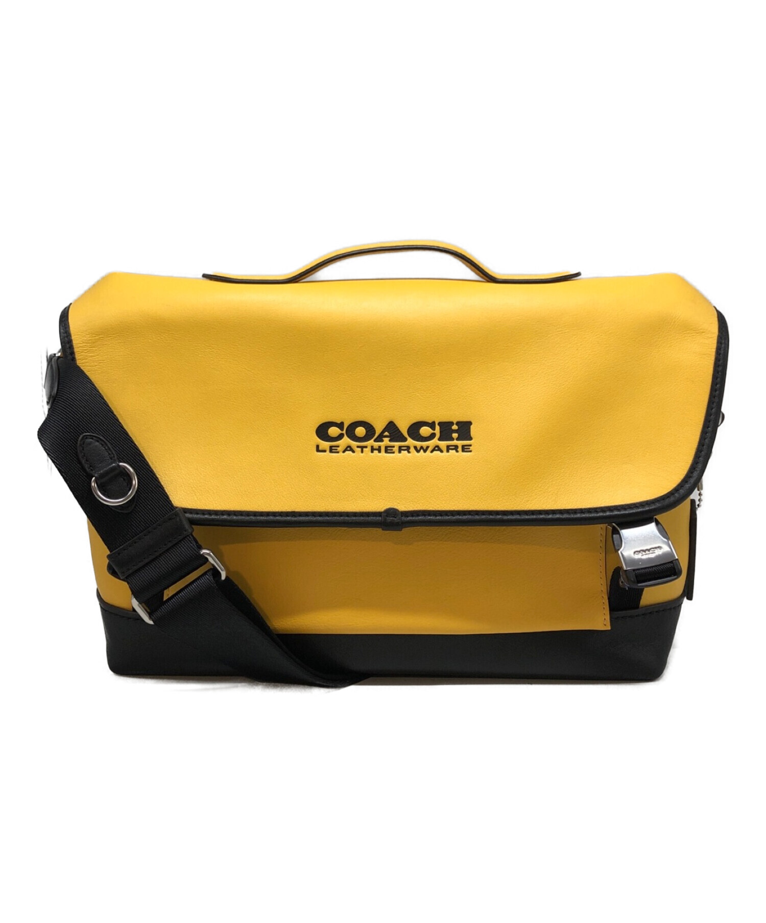 中古・古着通販】COACH (コーチ) リーグ バイク バッグ イエロー｜ブランド・古着通販 トレファク公式【TREFAC FASHION】スマホサイト