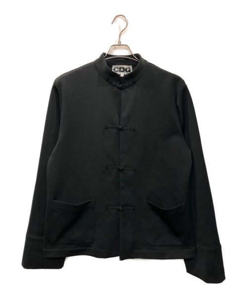 中古・古着通販】CDG COMME des GARCONS (シーディージー コムデギャルソン) ボンディングチャイナジャケット ブラック  サイズ:XL｜ブランド・古着通販 トレファク公式【TREFAC FASHION】スマホサイト