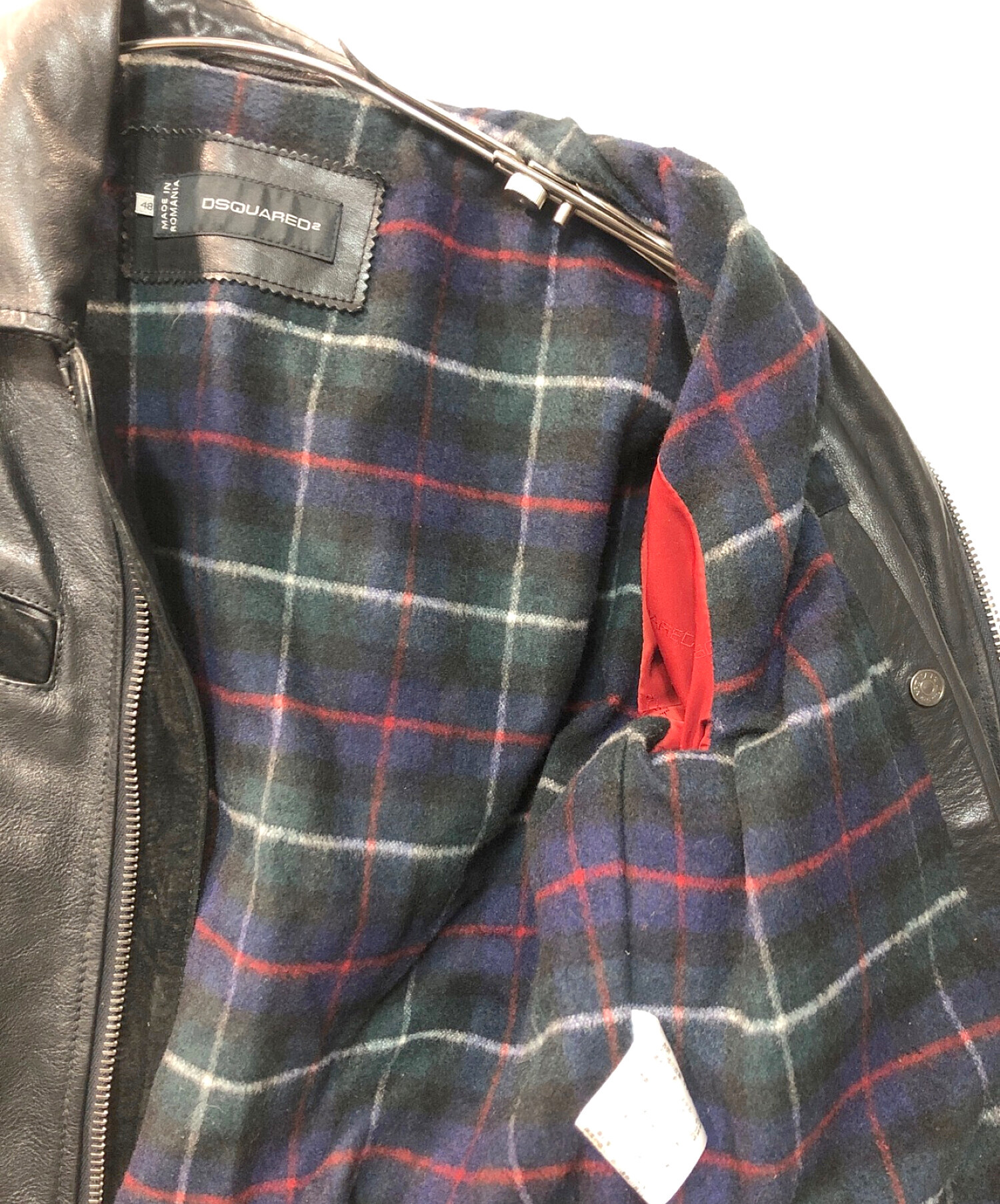 中古・古着通販】DSQUARED2 (ディースクエアード) オールドレザー