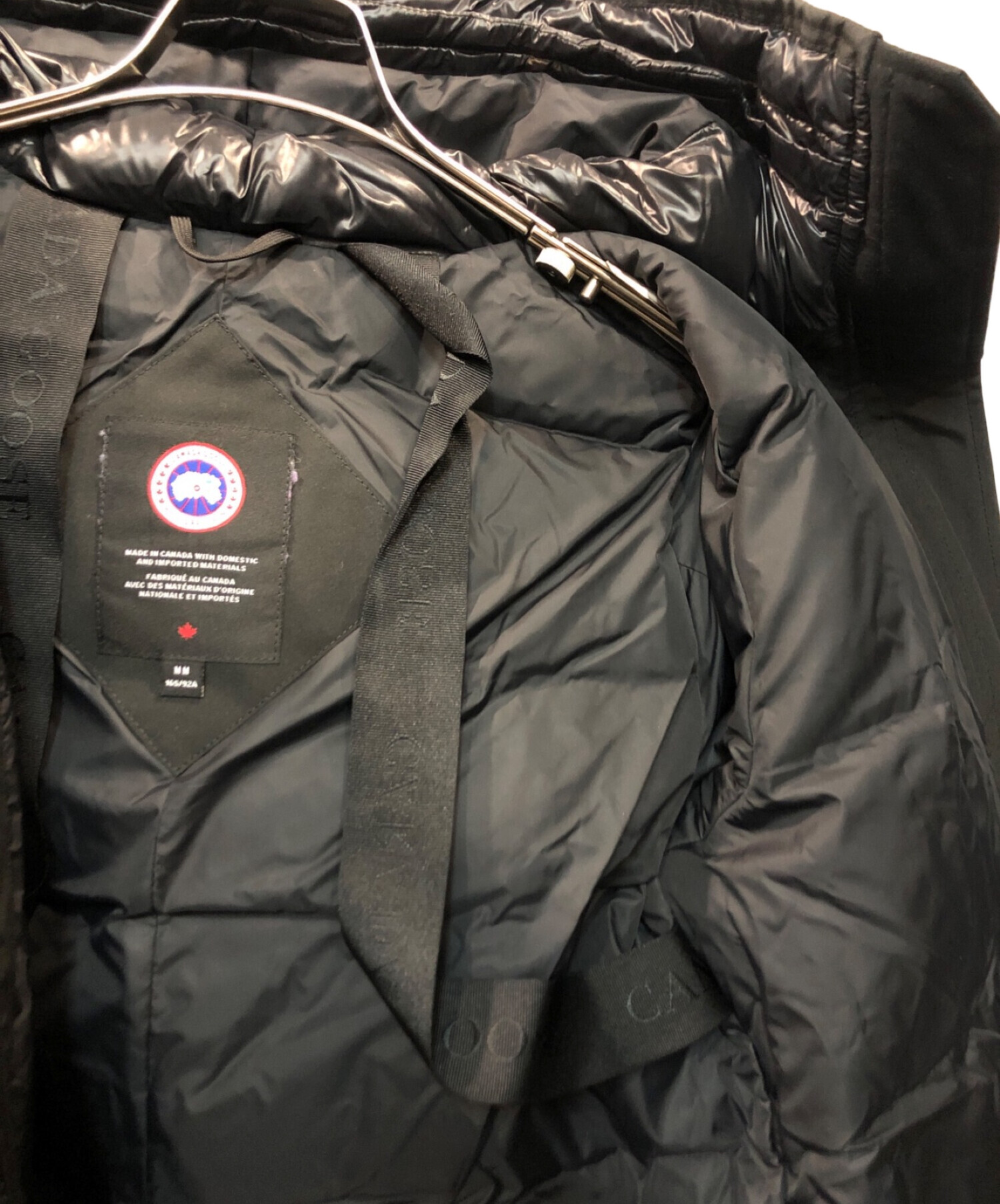 中古・古着通販】CANADA GOOSE (カナダグース) Rossclair Parka / ロスクレアパーカー ブラック  サイズ:M｜ブランド・古着通販 トレファク公式【TREFAC FASHION】スマホサイト