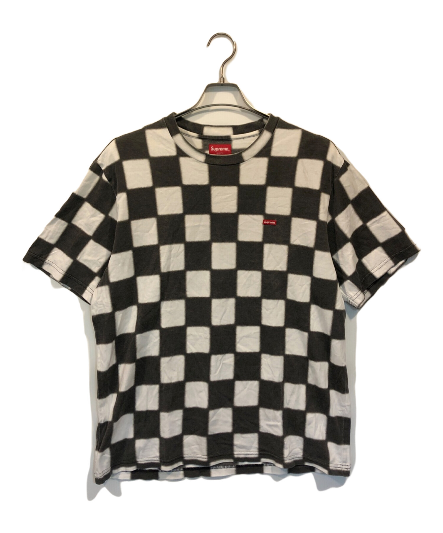 SUPREME (シュプリーム) Small Box Tee Checkerboard ブラック×ホワイト サイズ:M