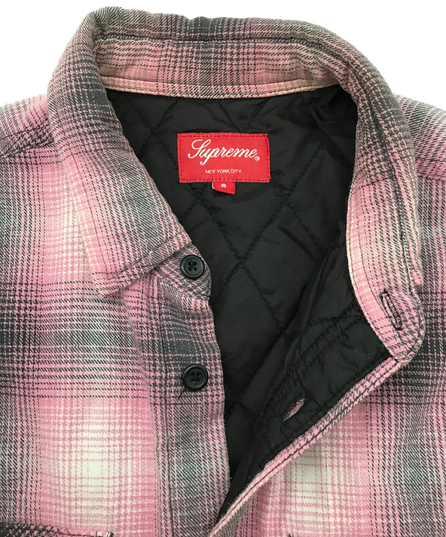 中古・古着通販】SUPREME (シュプリーム) 16AW QUILTED SHADOW PLAID