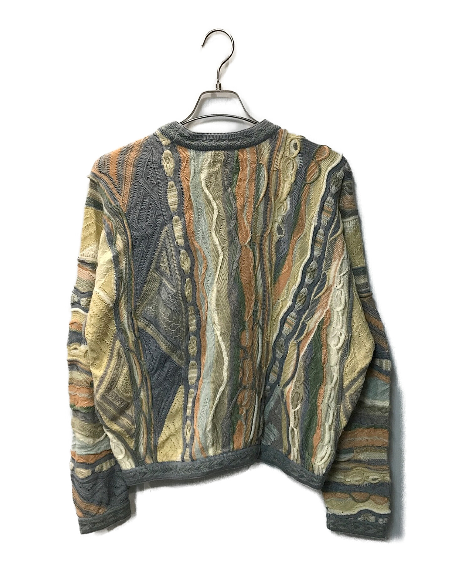 中古・古着通販】Coogi (クージー) コットン３Dニット マルチカラー ...