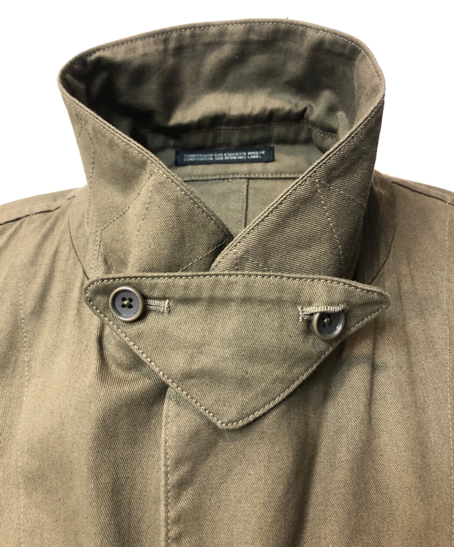 中古・古着通販】Yohji Yamamoto pour homme (ヨウジヤマモト プールオム) 22SS DYEING COTTON TWILL  LONG JACKET グリーン サイズ:3｜ブランド・古着通販 トレファク公式【TREFAC FASHION】スマホサイト