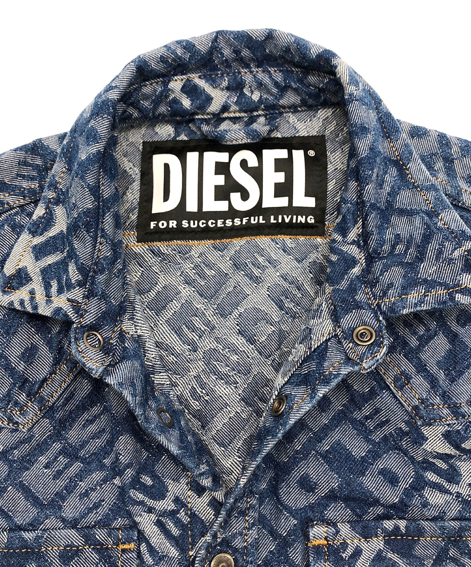 中古・古着通販】DIESEL (ディーゼル) D-LEO CAMICIA DENIM SHIRT インディゴ サイズ:ｓ｜ブランド・古着通販  トレファク公式【TREFAC FASHION】スマホサイト