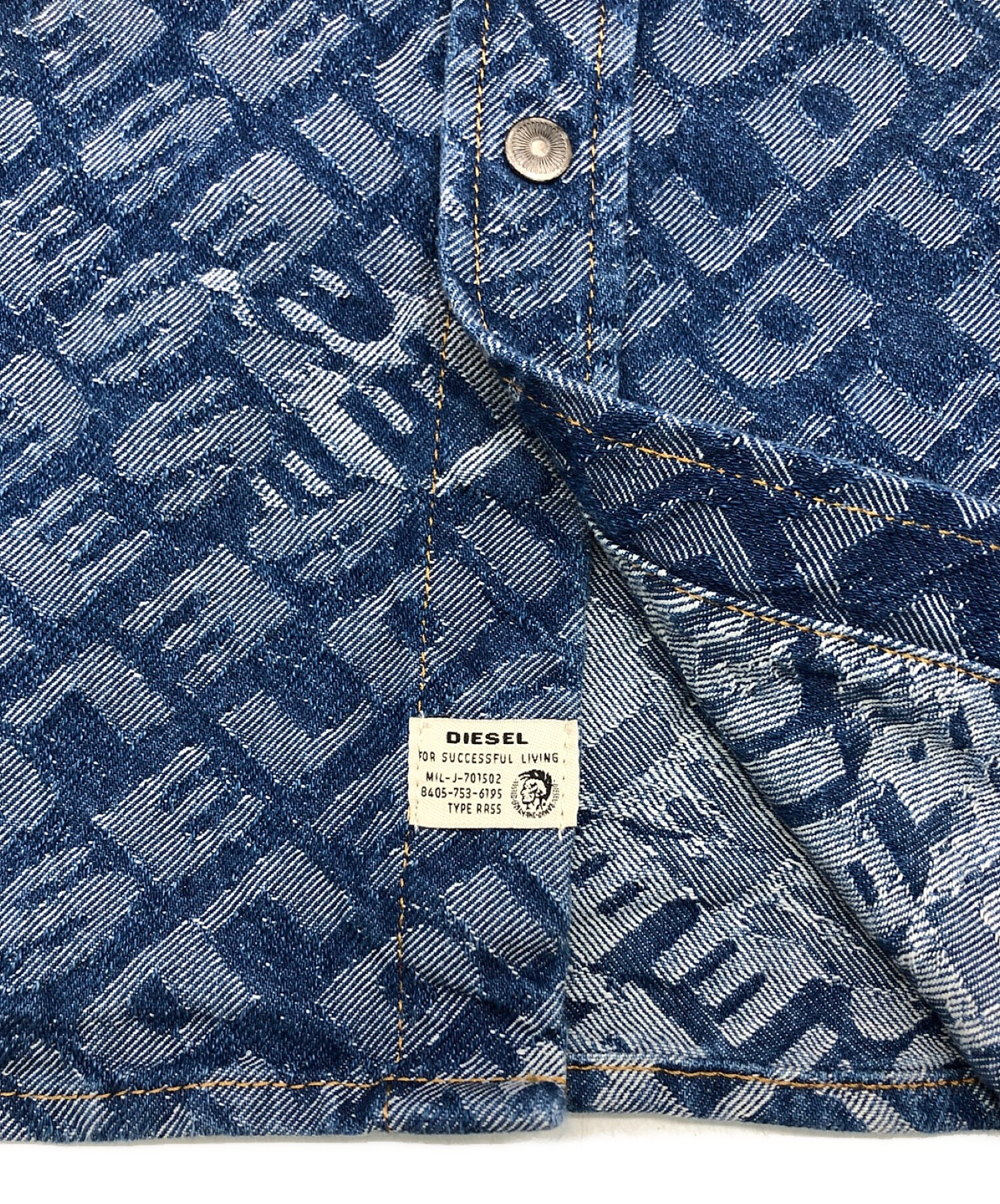 中古・古着通販】DIESEL (ディーゼル) D-LEO CAMICIA DENIM SHIRT インディゴ サイズ:ｓ｜ブランド・古着通販  トレファク公式【TREFAC FASHION】スマホサイト