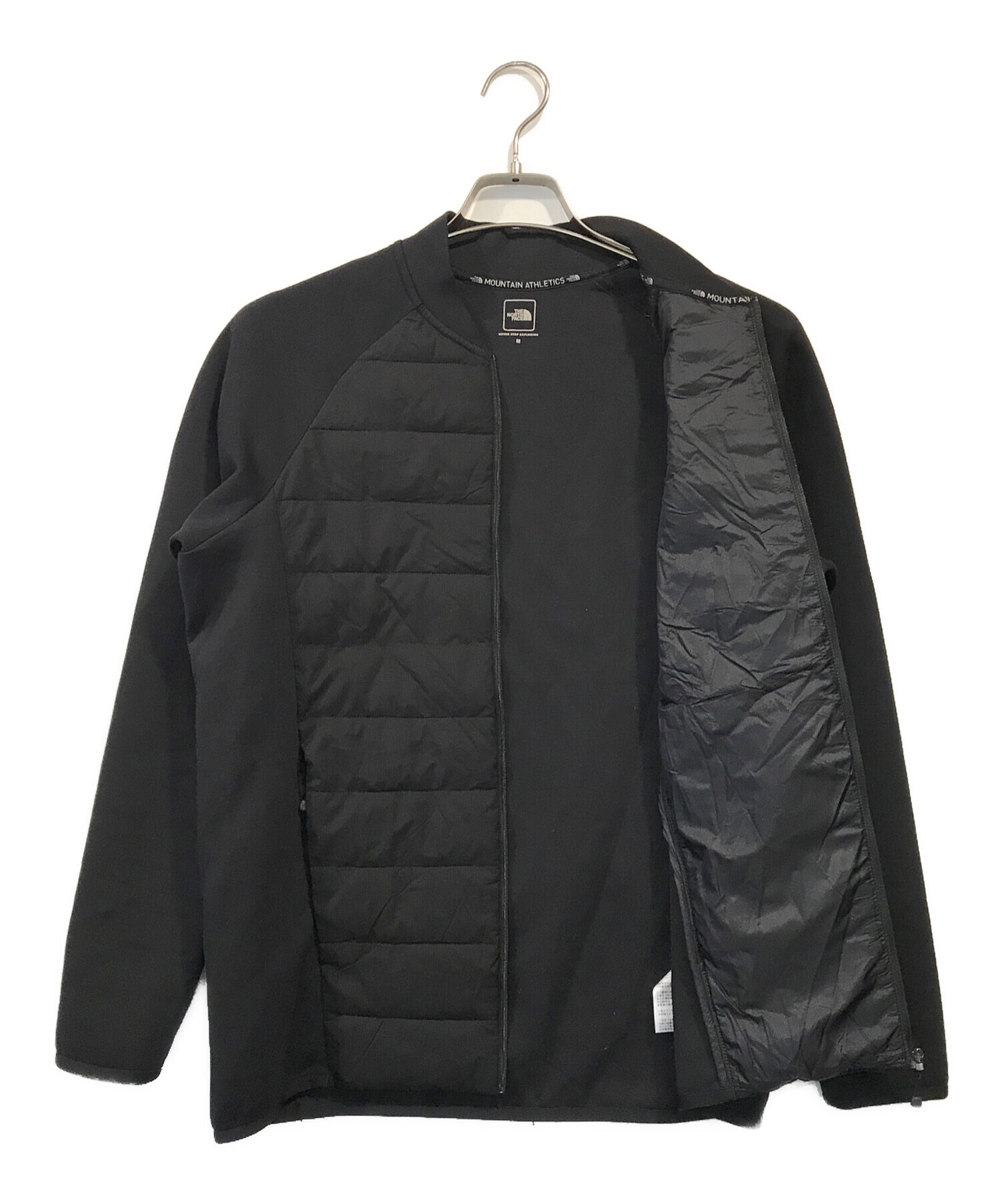 中古・古着通販】THE NORTH FACE (ザ ノース フェイス) ハイブリッドテックエアーインサレーテッドジャケット ブラック  サイズ:M｜ブランド・古着通販 トレファク公式【TREFAC FASHION】スマホサイト