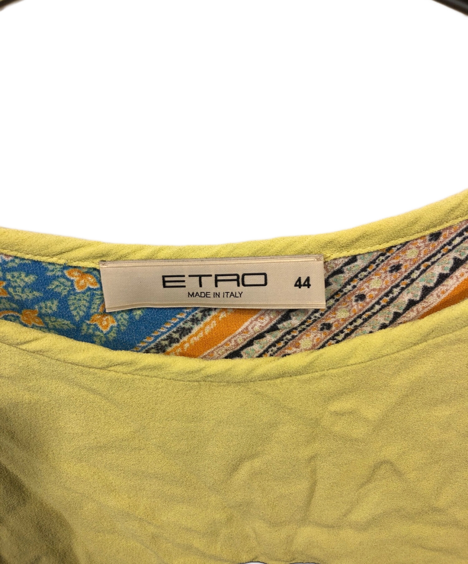 中古・古着通販】ETRO (エトロ) シルクブレンドペイズリー柄ワンピース ベージュ サイズ:44｜ブランド・古着通販 トレファク公式【TREFAC  FASHION】スマホサイト