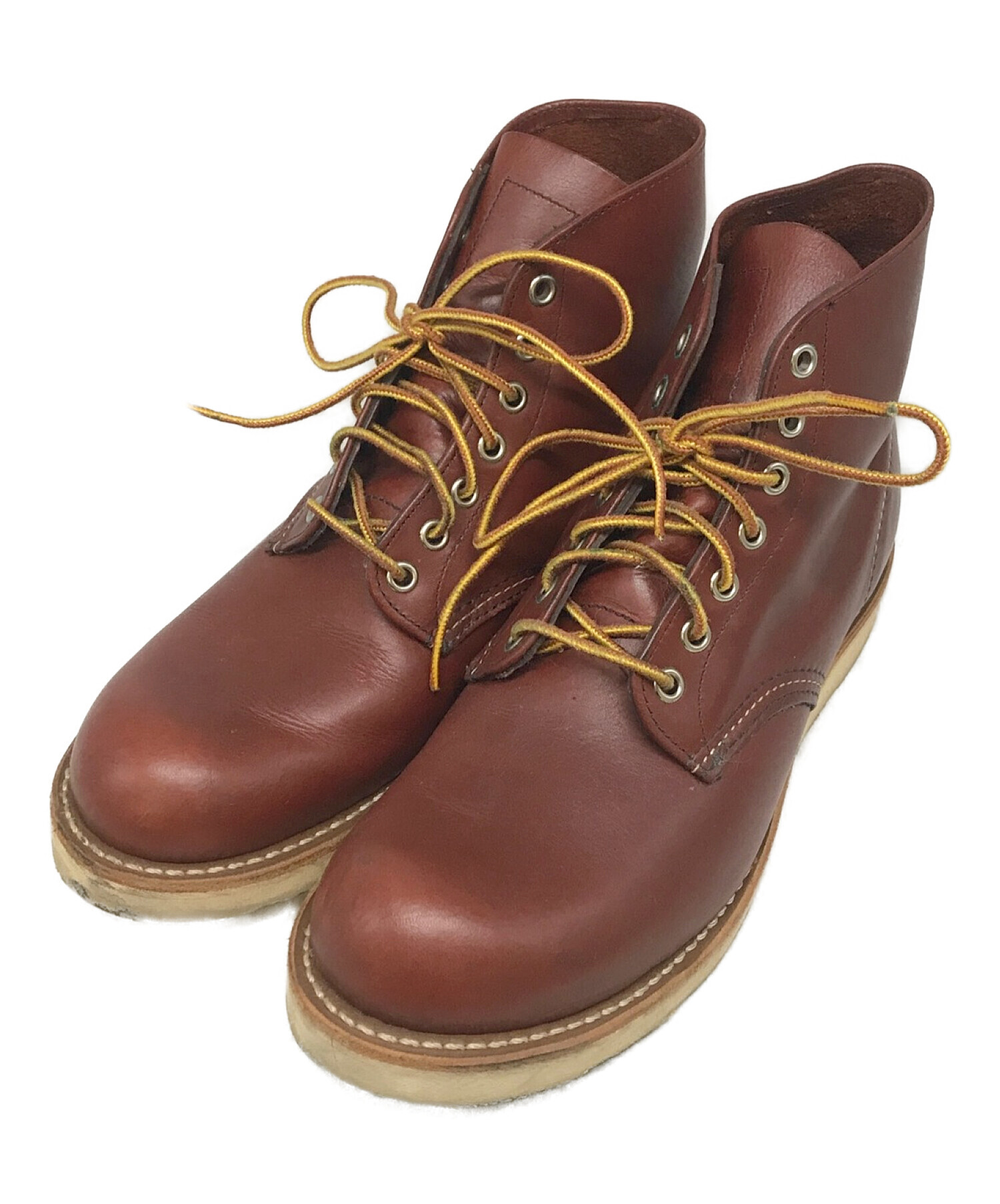 RED WING◇ブーツ US6.5 BEG 06330 爆買い新作 - ブーツ