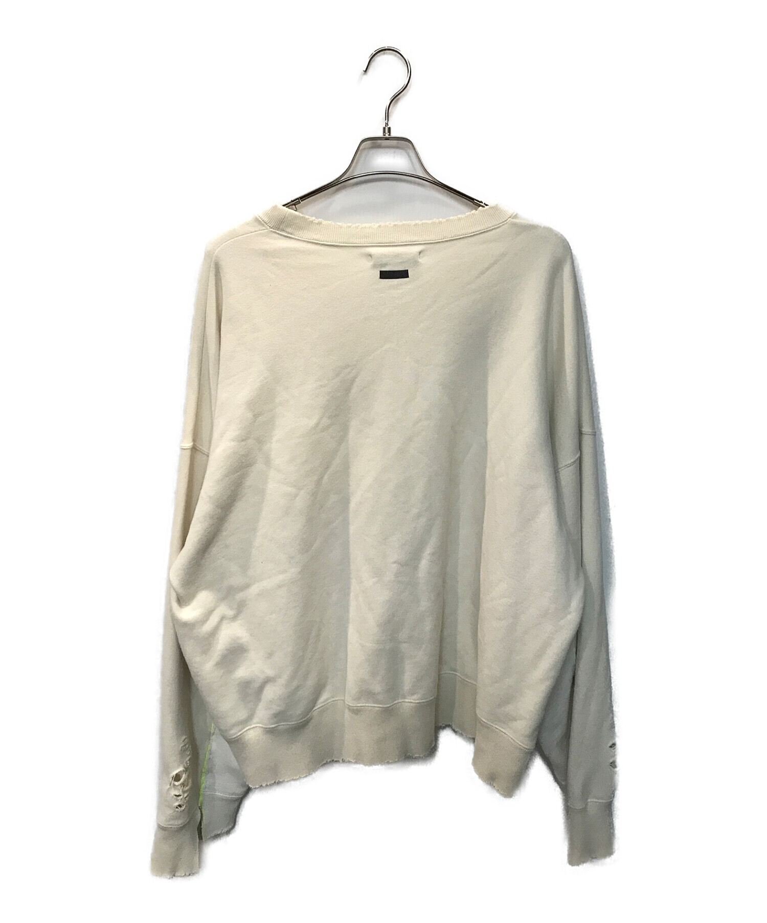 中古・古着通販】stein (シュタイン) DOUBLE PATTERN REBUILD SWEAT LS ベージュ サイズ:M｜ブランド・古着通販  トレファク公式【TREFAC FASHION】スマホサイト