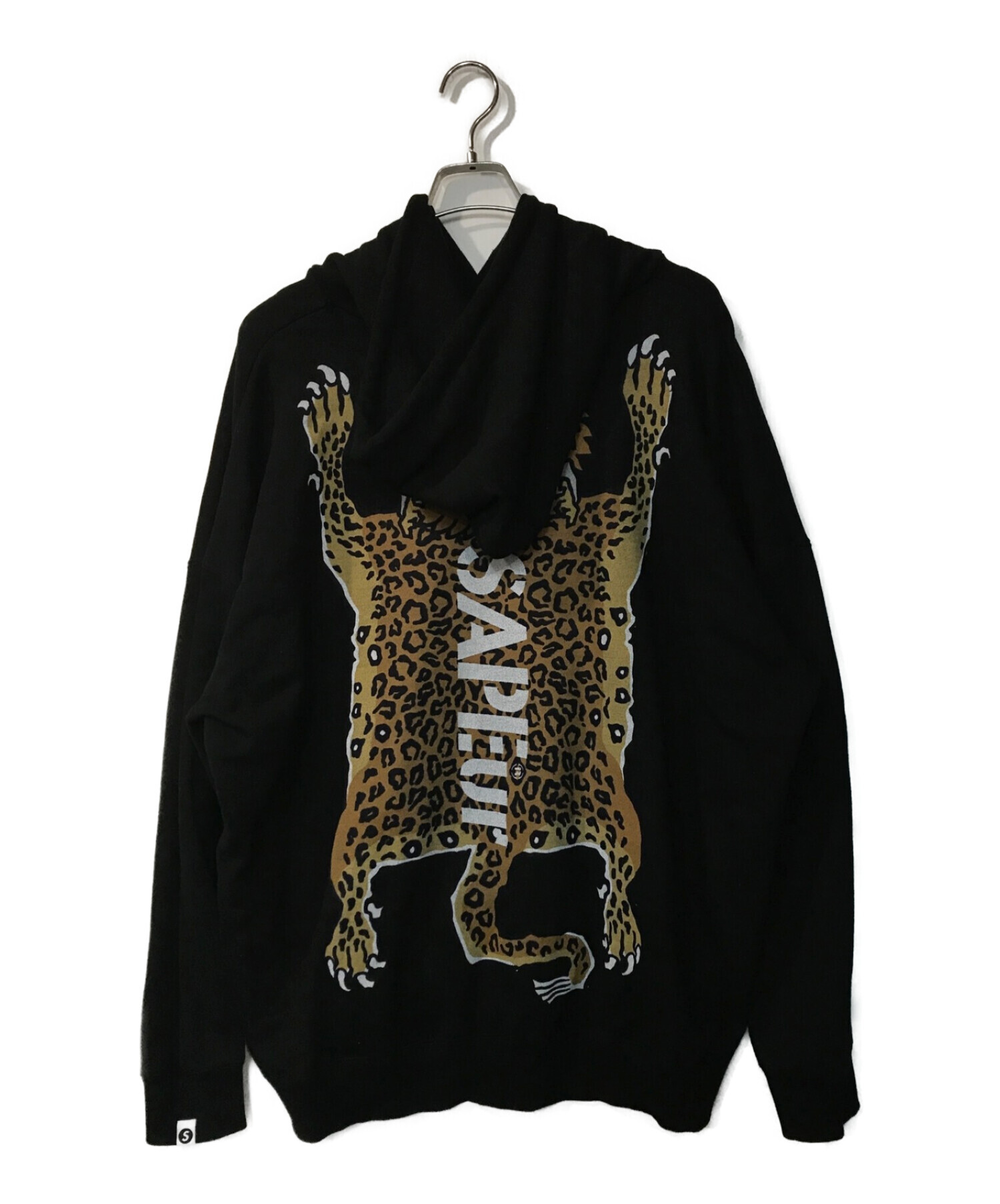 SAPEur (サプール) TIBETAN LEOPARD HOODIE ブラック サイズ:XL