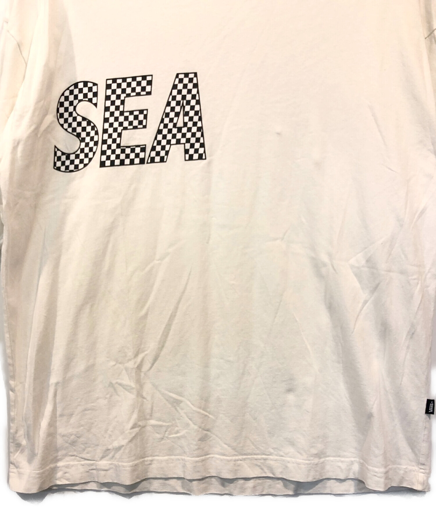 中古・古着通販】WIND AND SEA (ウィンダンシー) VANS (バンズ) コラボプリントTシャツ ホワイト サイズ:XL｜ブランド・古着通販  トレファク公式【TREFAC FASHION】スマホサイト