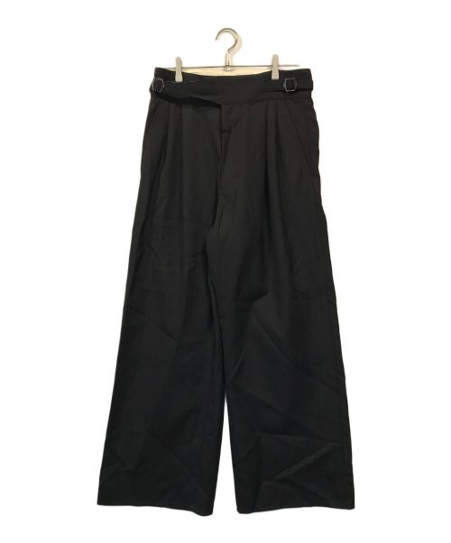 【中古・古着通販】jieda (ジエダ) GURKHA STRAIGHT WOOL PANTS ブラック サイズ:2｜ブランド・古着通販  トレファク公式【TREFAC FASHION】スマホサイト