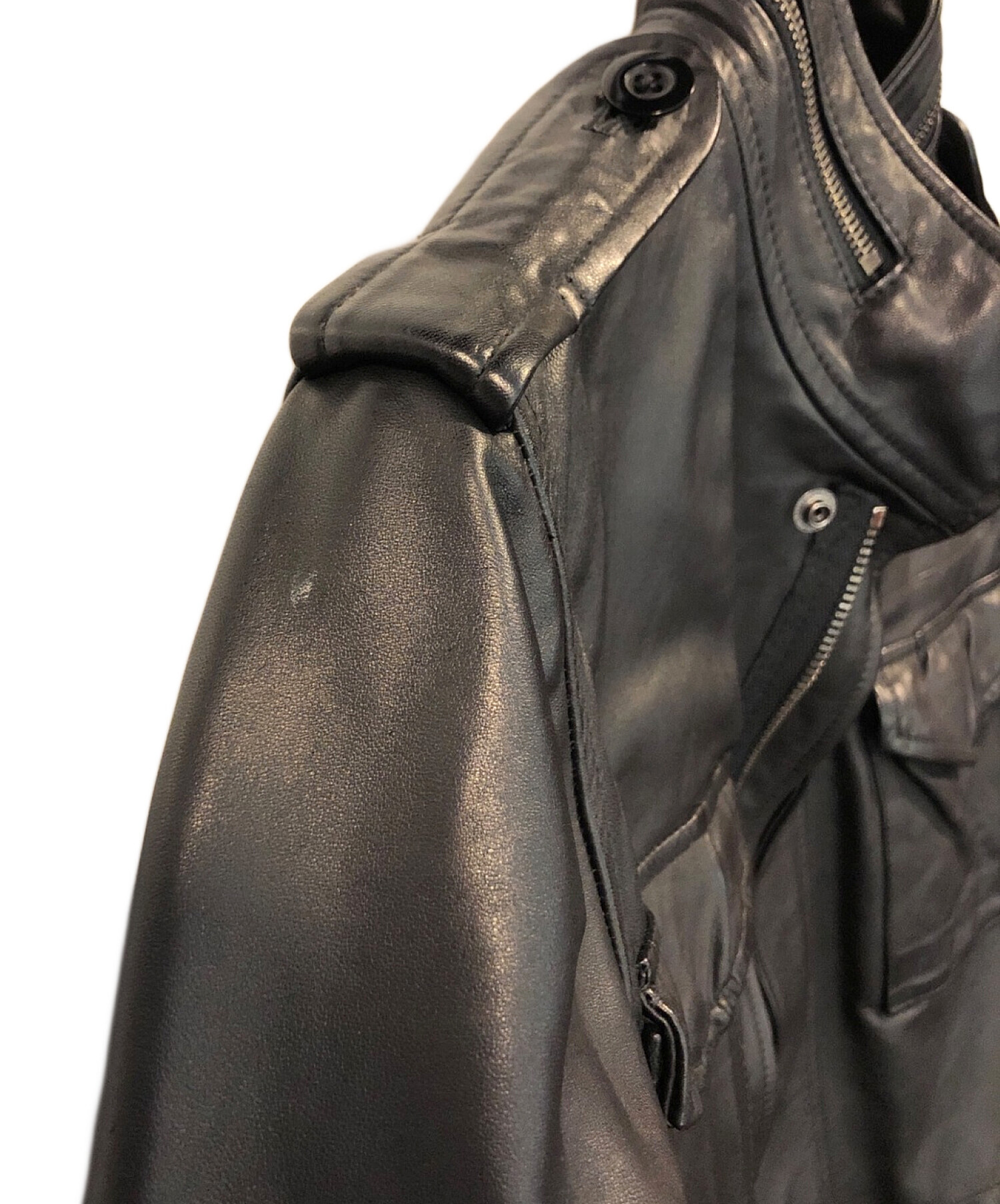 中古・古着通販】wjk (ダブルジェイケー) M65 WILD HORSE JACKET ブラック サイズ:L｜ブランド・古着通販  トレファク公式【TREFAC FASHION】スマホサイト