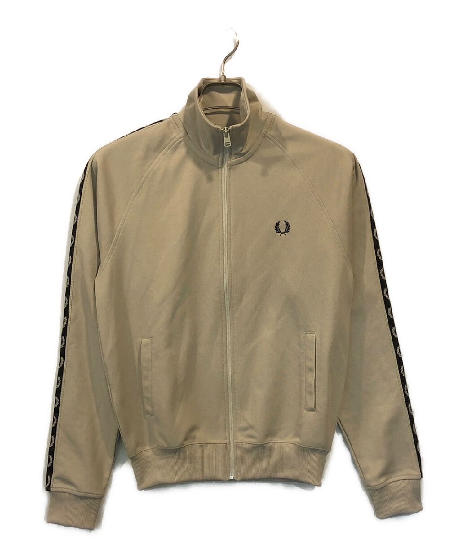 FRED PERRY (フレッドペリー) Contrast Tape Track Jacket ベージュ サイズ:XS