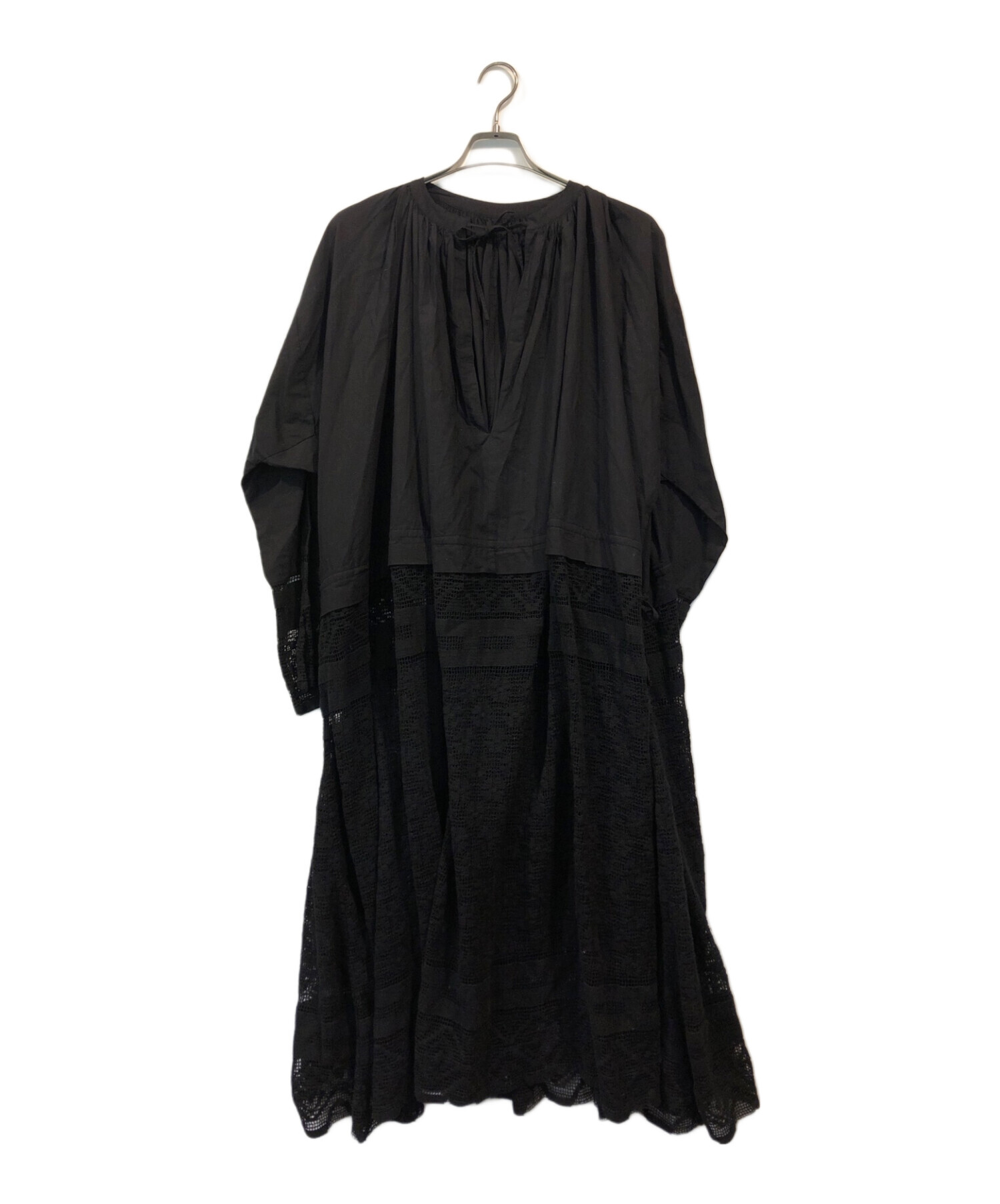 中古・古着通販】TODAYFUL (トゥデイフル) Church Lace Dress ブラック ...