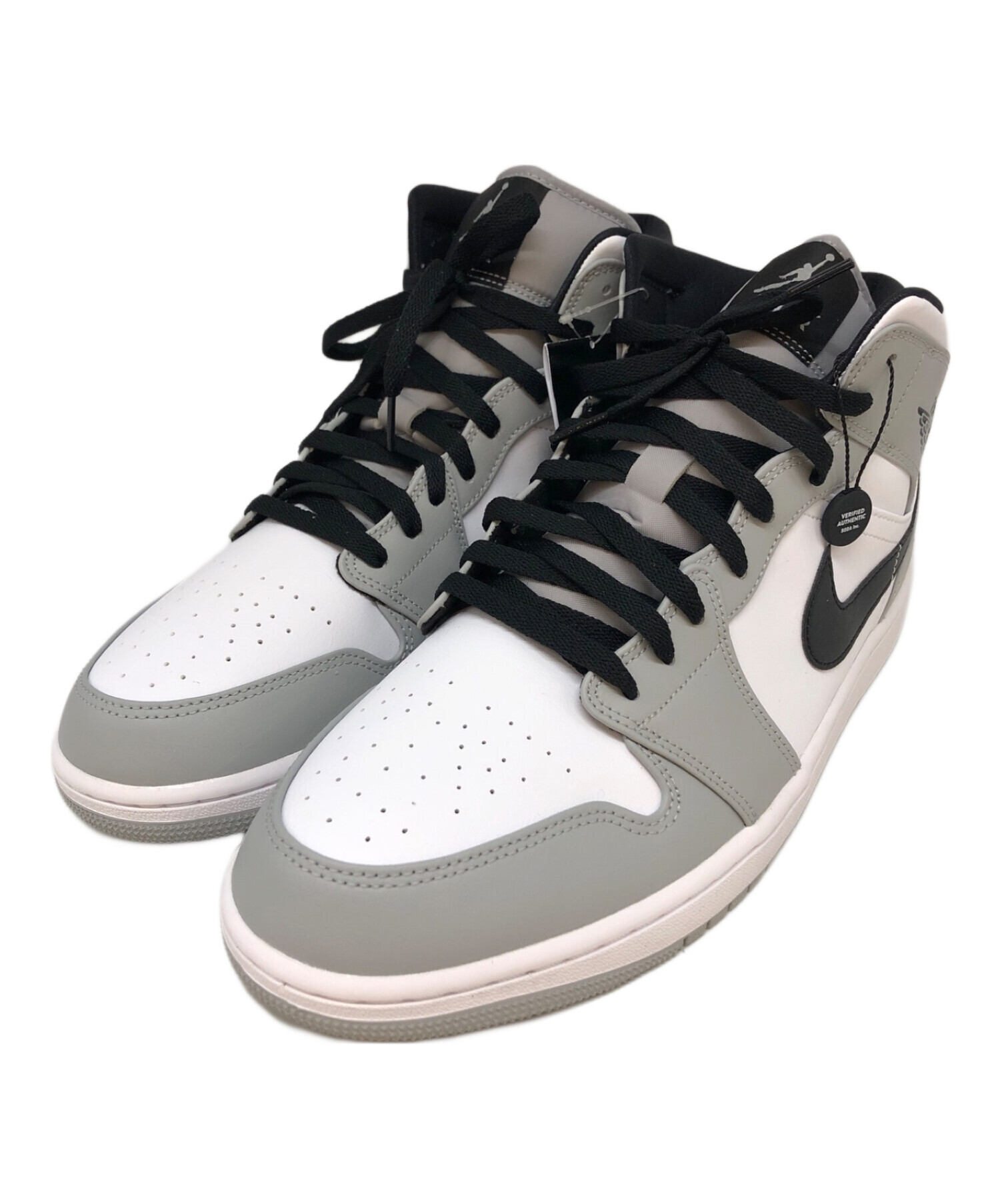 中古・古着通販】NIKE (ナイキ) Air Jordan 1 Mid グレー サイズ:32cm ...