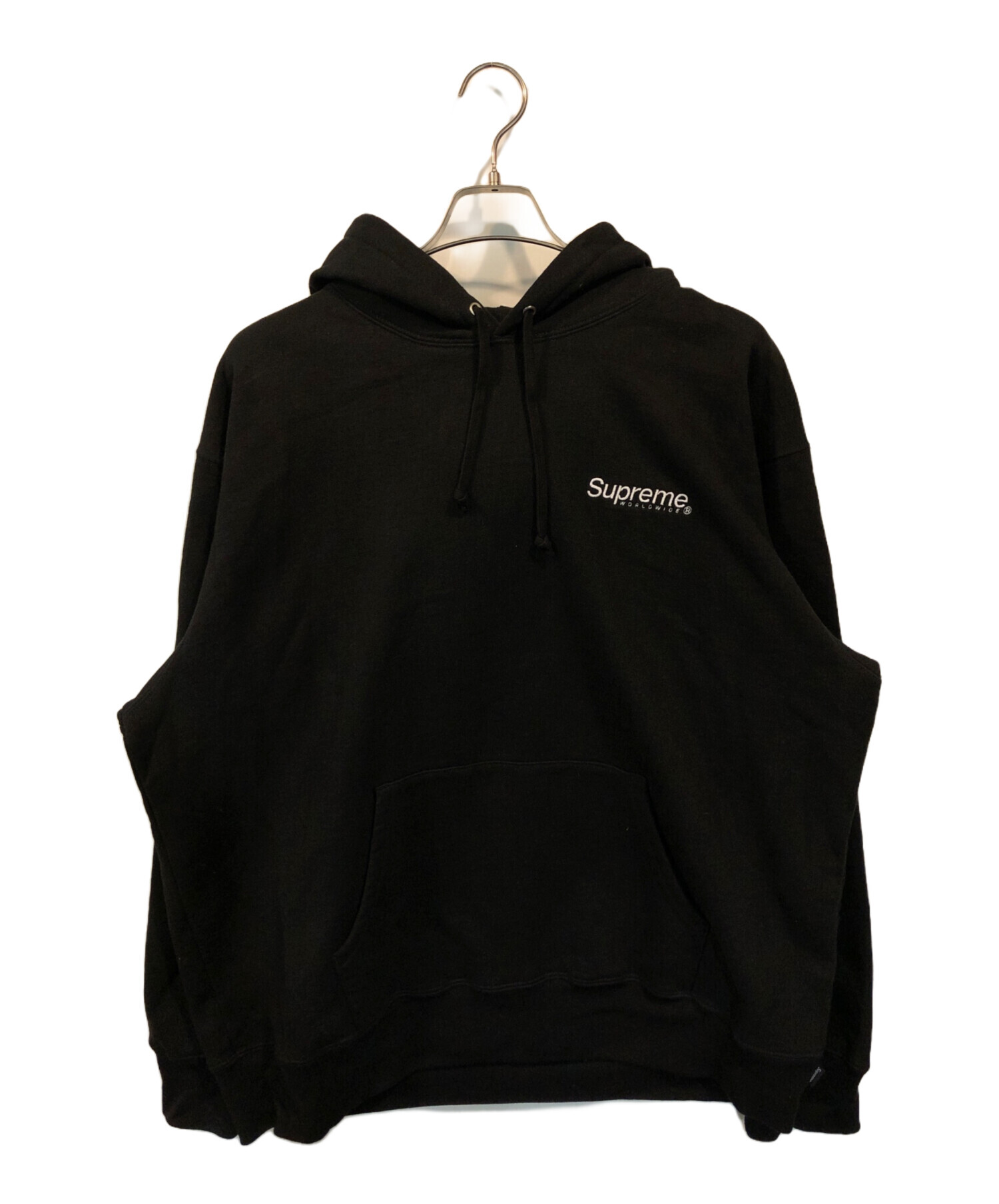 中古・古着通販】SUPREME (シュプリーム) Worldwide Hooded Sweatshirt ブラック サイズ:XL｜ブランド・古着通販  トレファク公式【TREFAC FASHION】スマホサイト