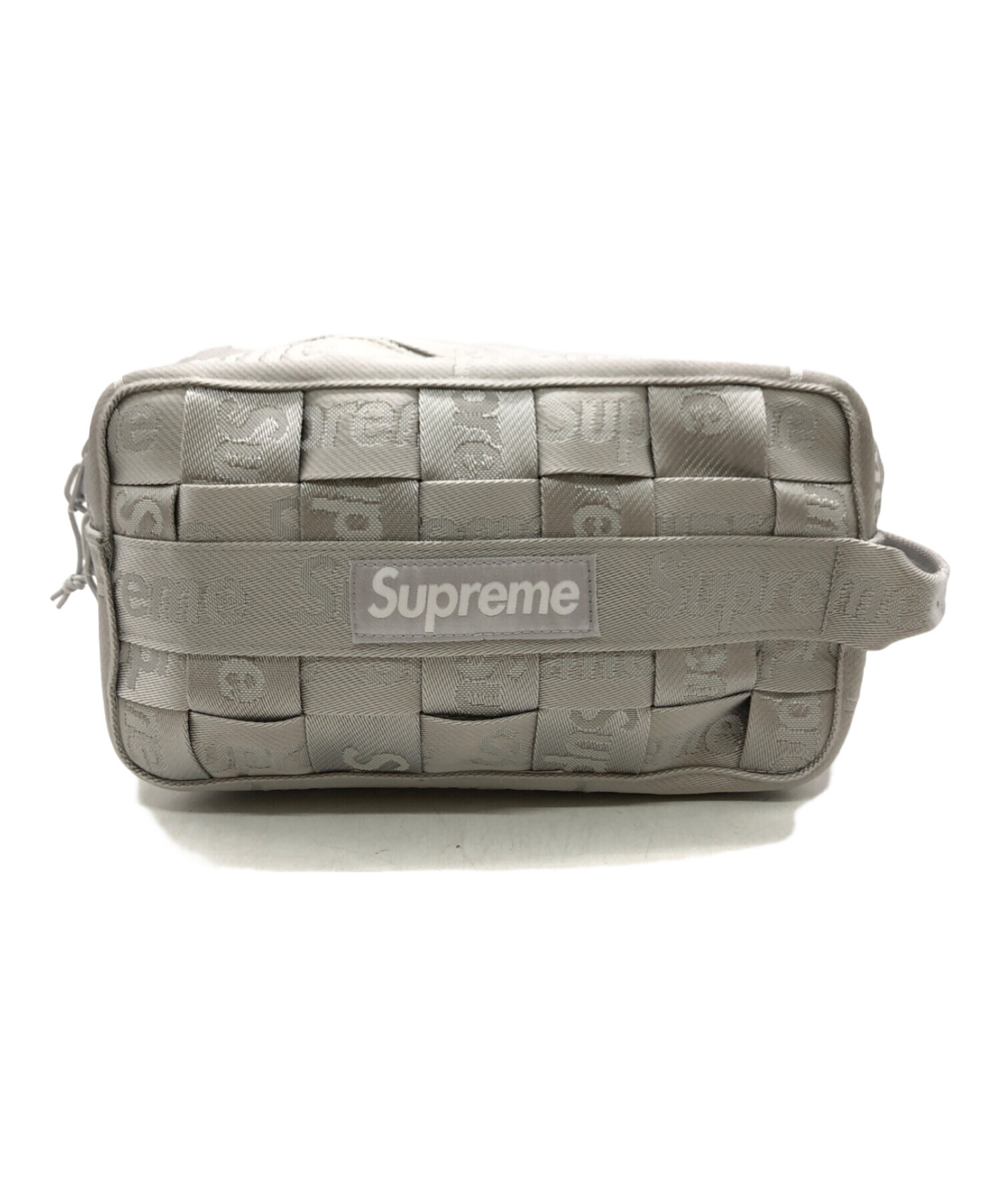 SUPREME (シュプリーム) Woven Utility bag グレー