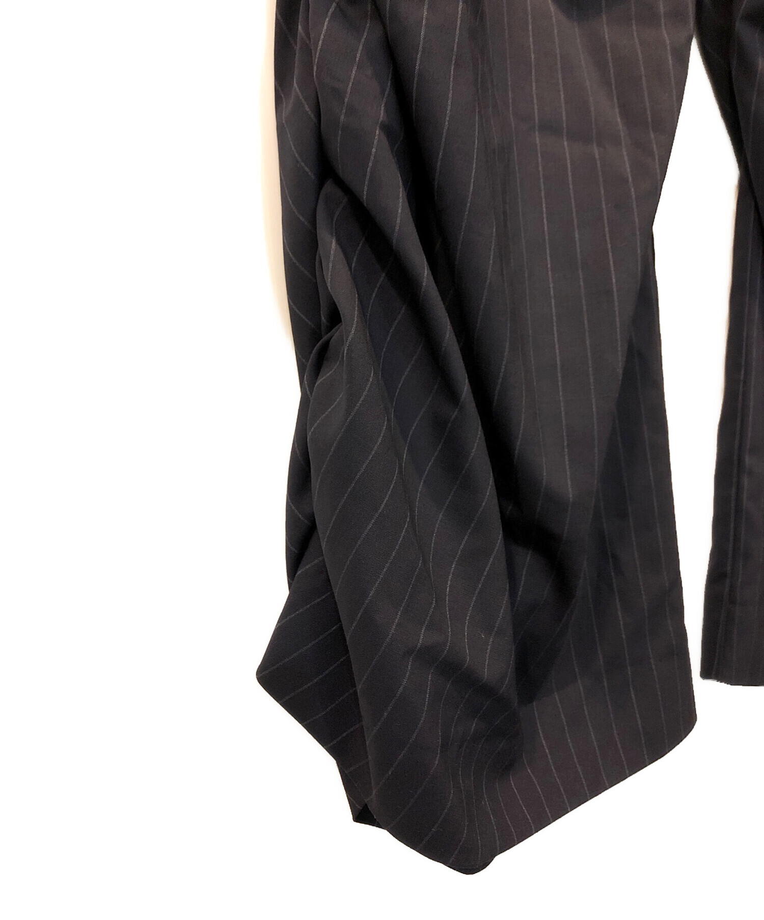 gabriela coll garments (ガブリエラコールガーメンツ) LORO PIANA (ロロピアーナ) 24ss 別注Draped  Trousers ネイビー サイズ:2