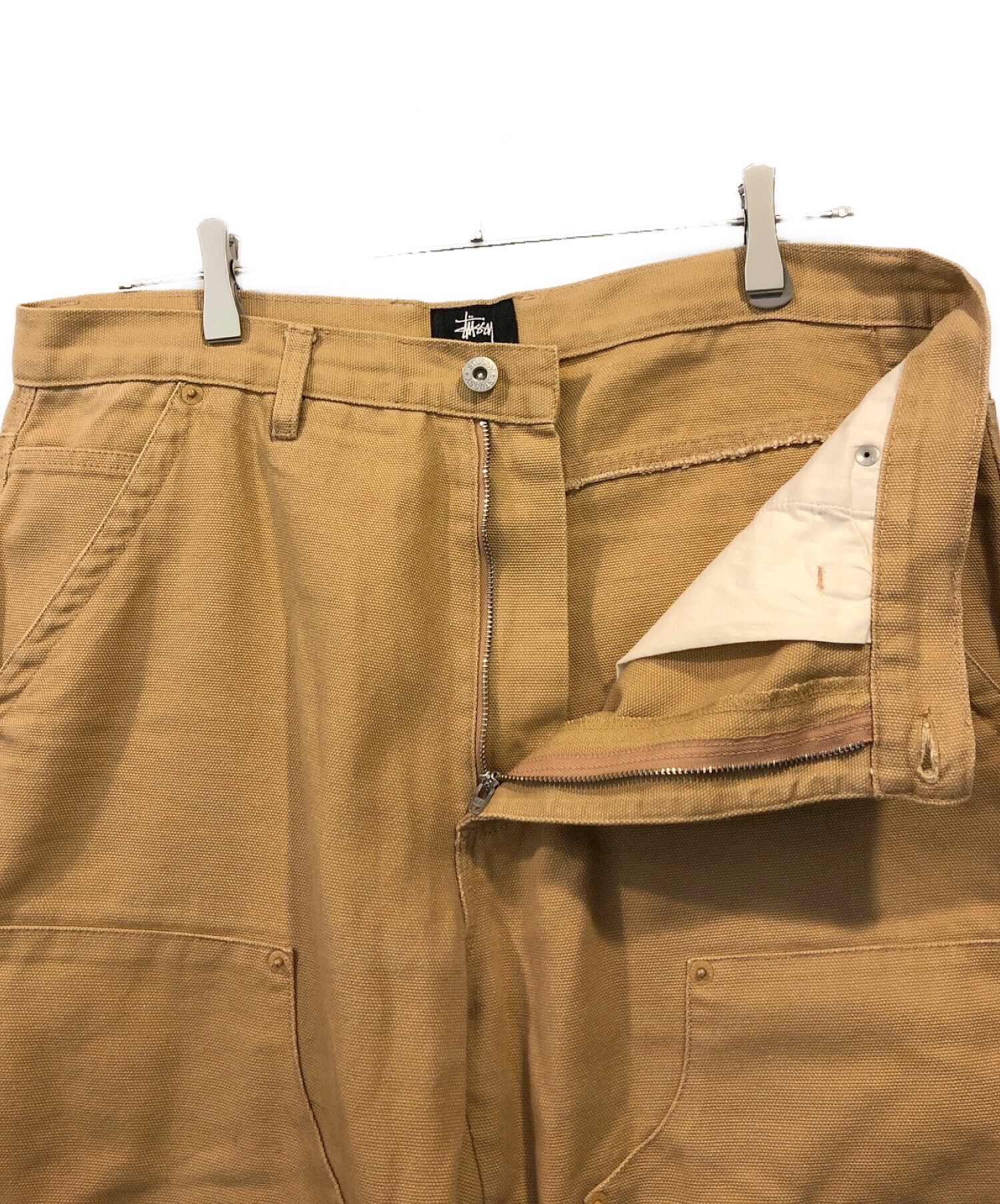 stussy (ステューシー) ダブルペインターパンツ ブラウン サイズ:SIZE 34