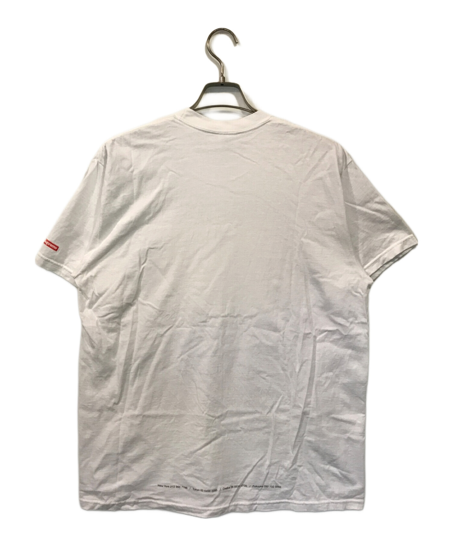 SUPREME (シュプリーム) Tunnel tee ホワイト×ブルー サイズ:L