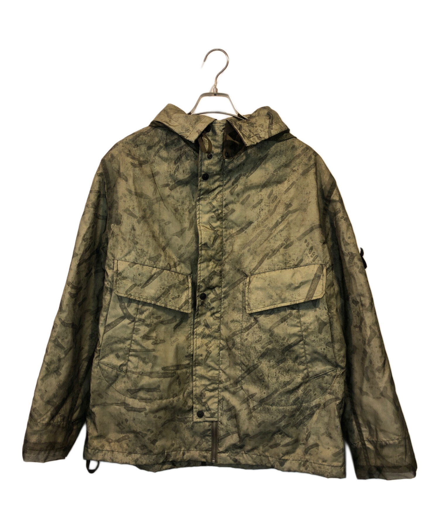 STONE ISLAND (ストーンアイランド) 01AW MONOFILAMENT CAMO カーキ サイズ:L