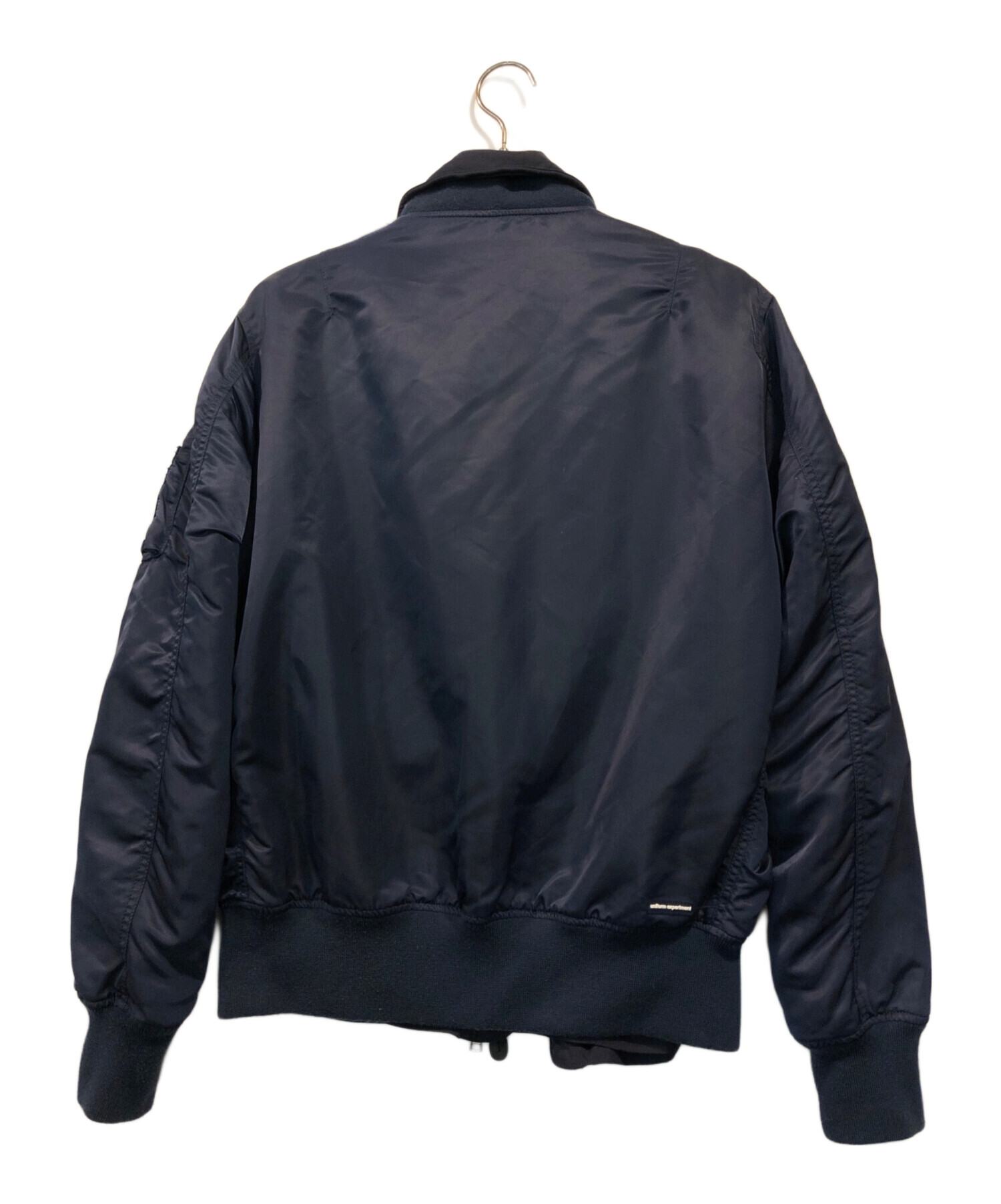 中古・古着通販】uniform experiment (ユニフォームエクスペリメント) REVERSIBLE MA-1 BLOUSON ネイビー  サイズ:3｜ブランド・古着通販 トレファク公式【TREFAC FASHION】スマホサイト