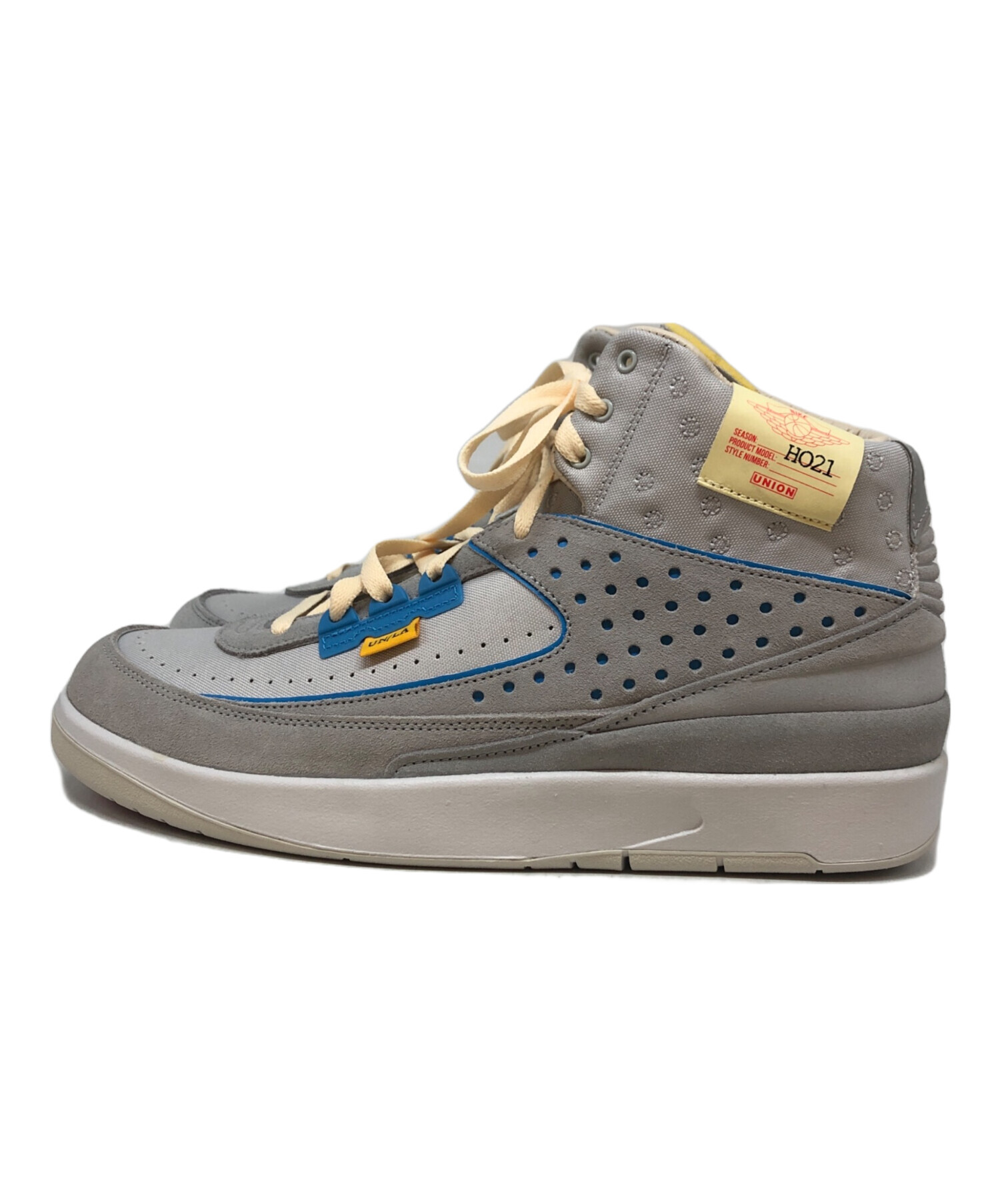 NIKE (ナイキ) UNION (ユニオン) AIR JORDAN 2 RETRO SP GREY FOG グレー サイズ:30cm