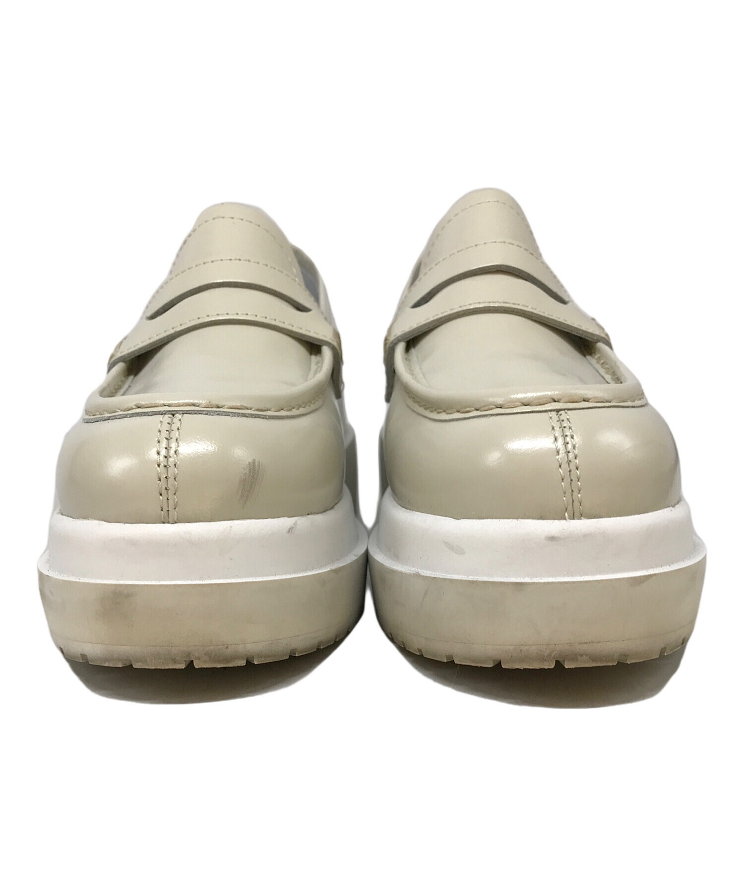 中古・古着通販】MM6 Maison Margiela (エムエムシックス メゾンマルジェラ) 厚底コインローファー グレー  サイズ:39｜ブランド・古着通販 トレファク公式【TREFAC FASHION】スマホサイト