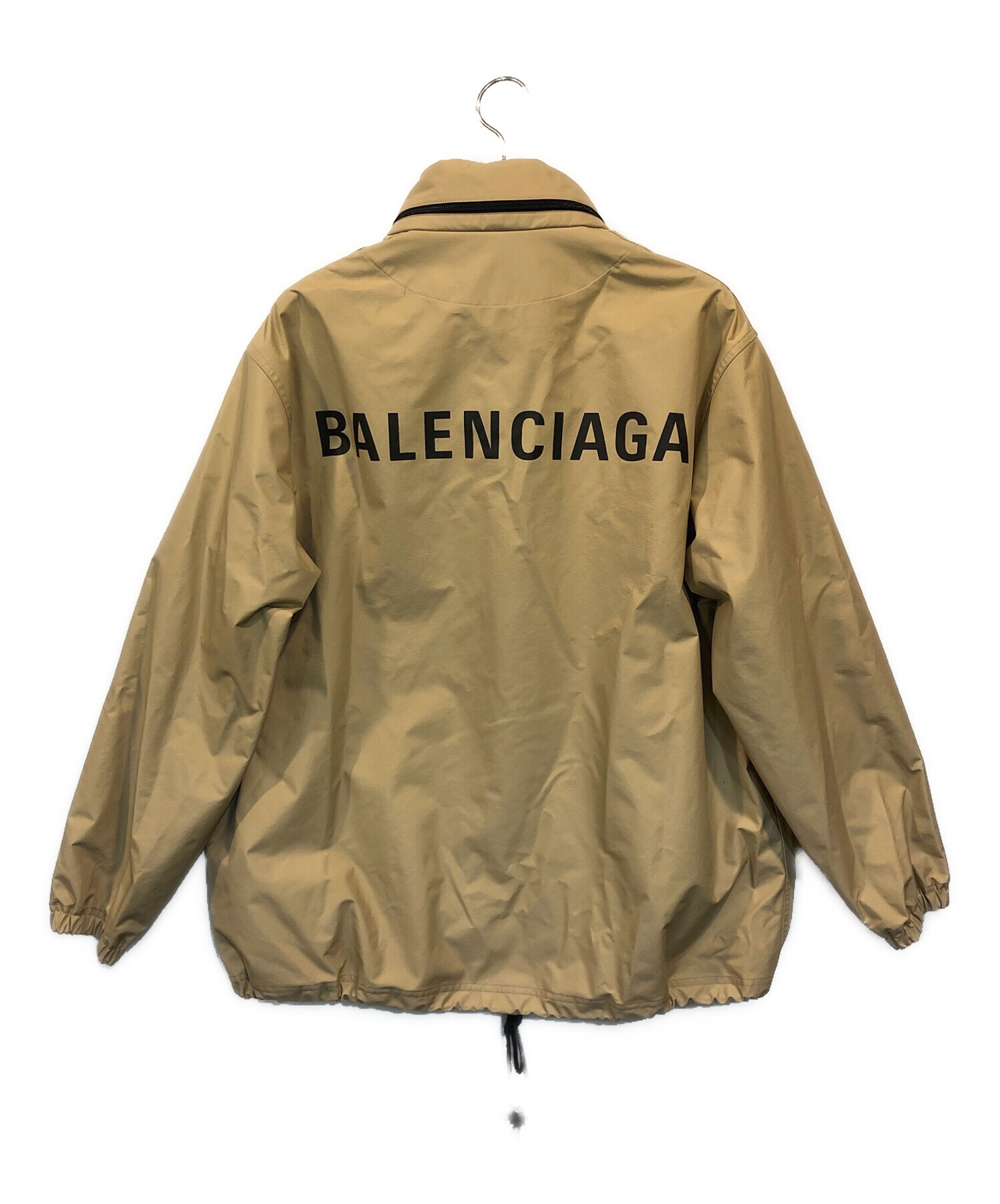 中古・古着通販】BALENCIAGA (バレンシアガ) バックロゴブルゾン ブラウン サイズ:SIZE 34｜ブランド・古着通販  トレファク公式【TREFAC FASHION】スマホサイト