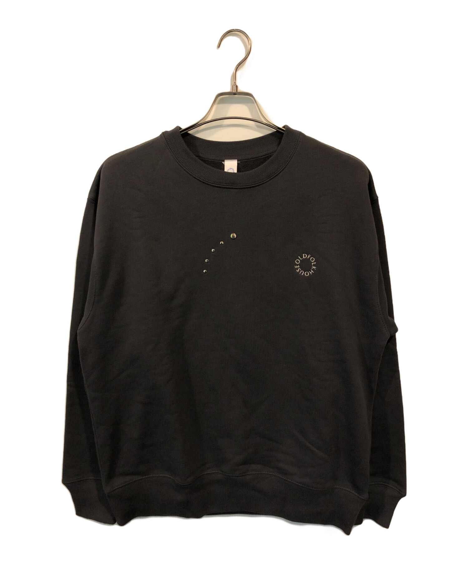 OLD FOLK HOUSE (オールドフォークハウス) Circle Logo Studs Sweat グレー サイズ:3