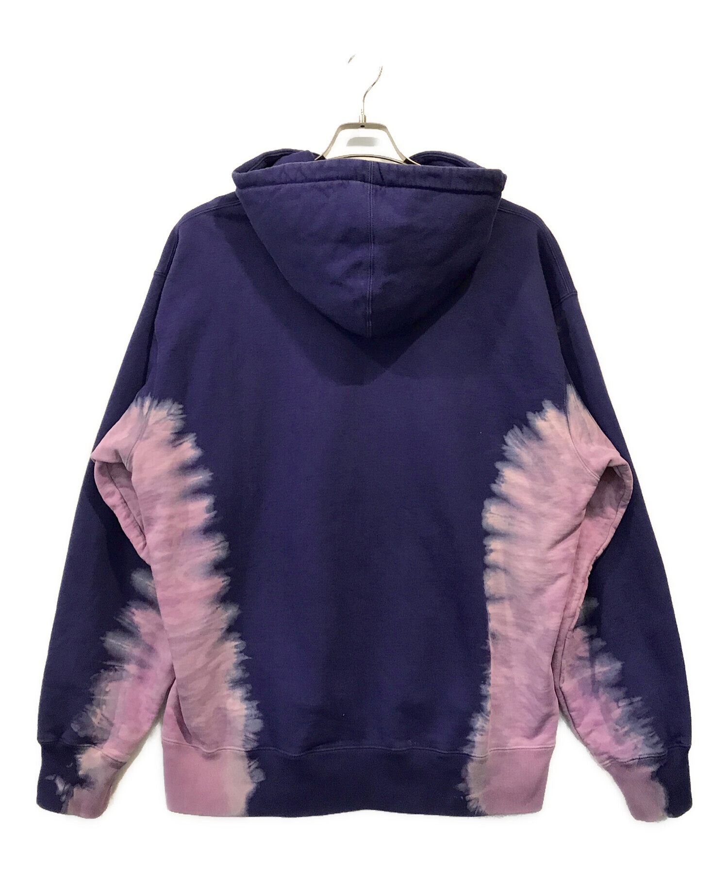 SUPREME (シュプリーム) Bleached Hooded Sweatshirt ブルー サイズ:L