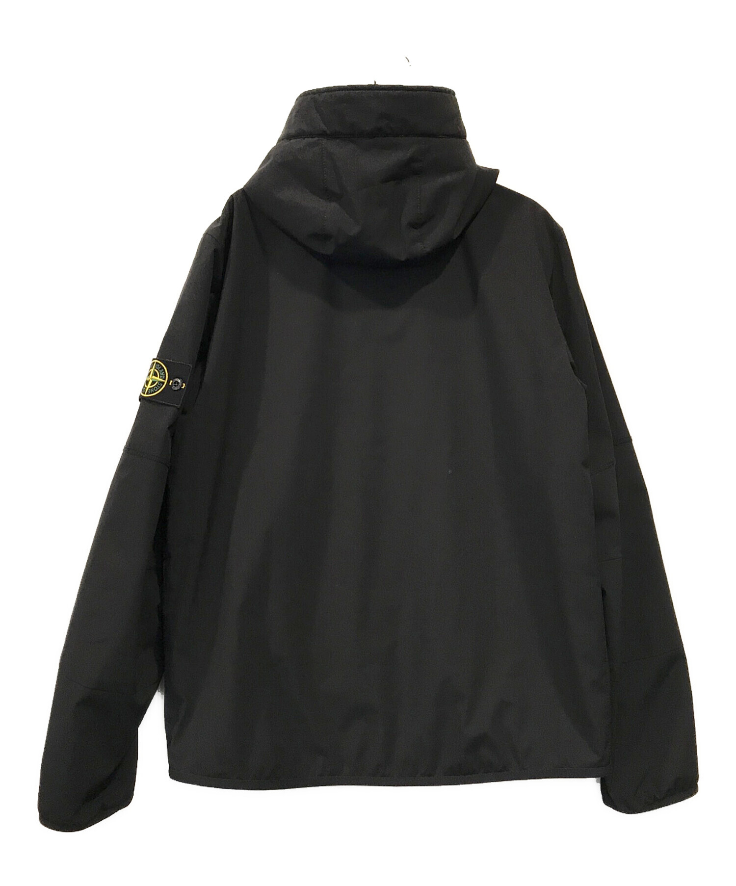 STONE ISLAND (ストーンアイランド) PRIMALOFT ソフトシェル フーディブルゾン ブラック サイズ:M