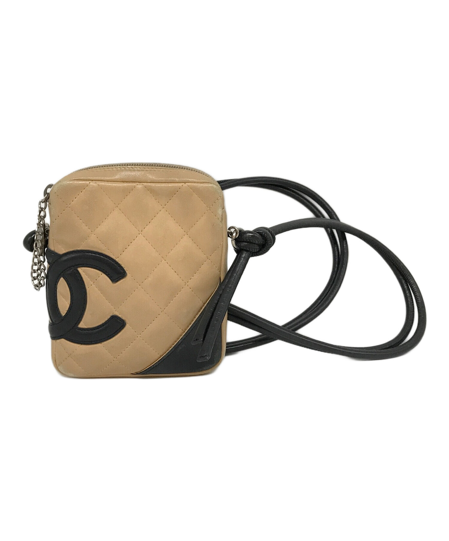 中古・古着通販】CHANEL (シャネル) ポシェットショルダーバッグ ベージュ｜ブランド・古着通販 トレファク公式【TREFAC  FASHION】スマホサイト