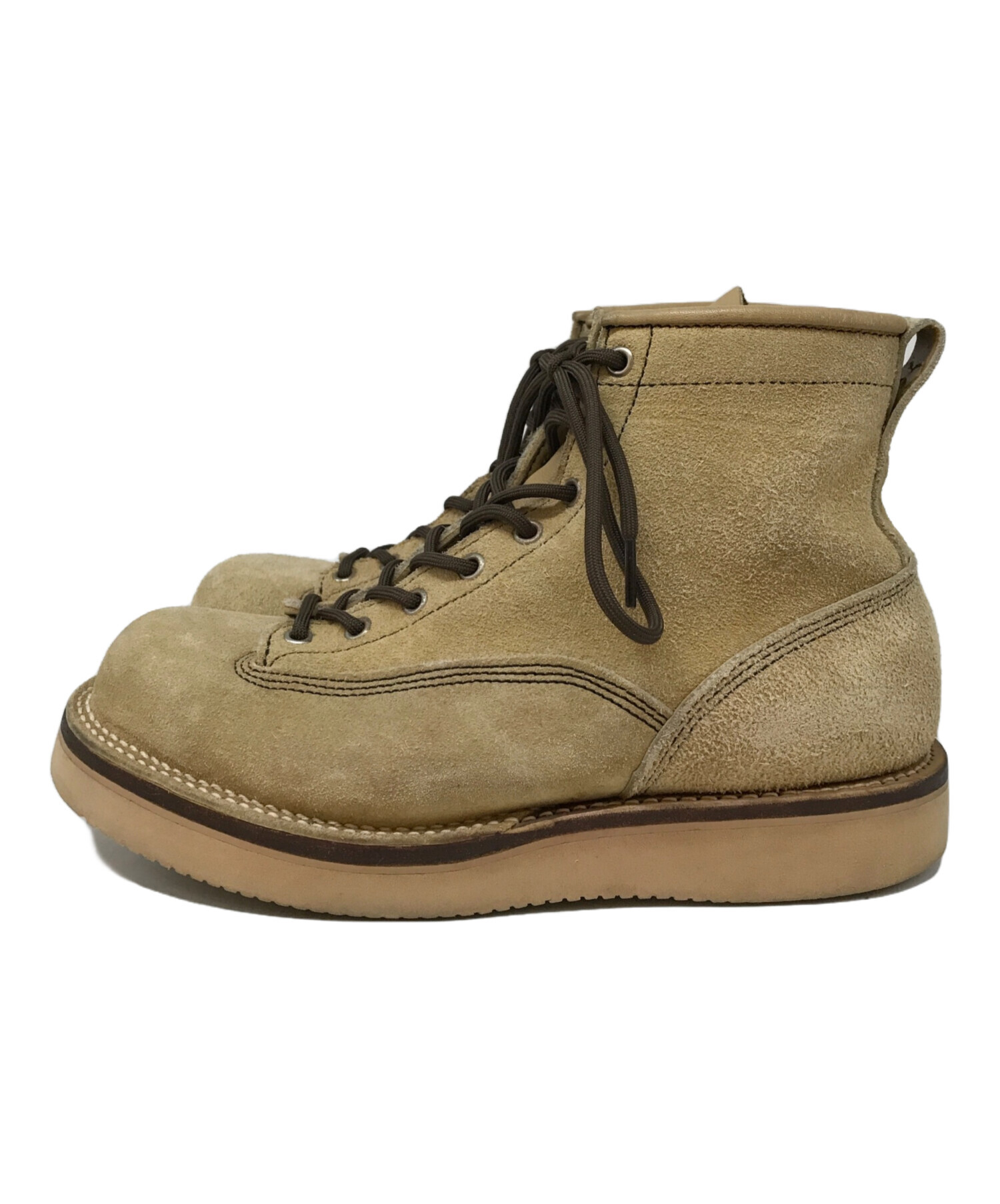 VIBERG BOOT (ヴァイバーグブーツ) hobo (ホボ) 別注サンド スエード ブーツ ブラウン サイズ:SIZE 8