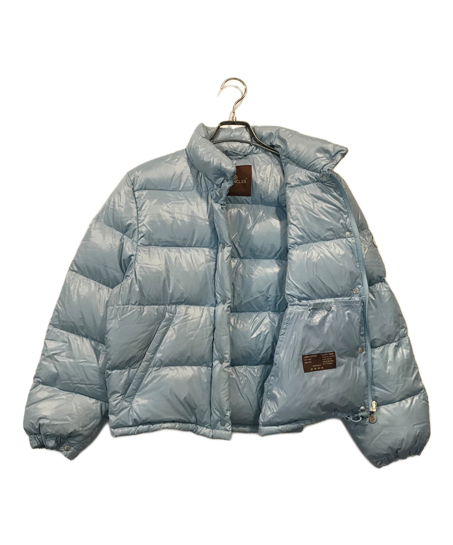 中古・古着通販】MONCLER (モンクレール) ダウンジャケット ブルー サイズ:SIZE 0｜ブランド・古着通販 トレファク公式【TREFAC  FASHION】スマホサイト