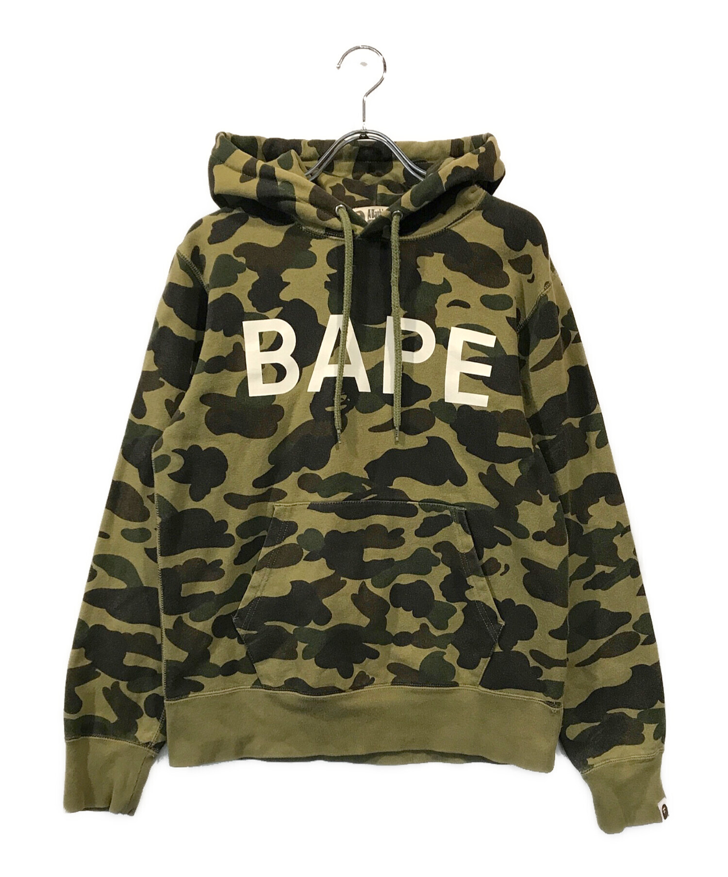 中古・古着通販】A BATHING APE (アベイシングエイプ) 1st Camo Bape Print Hoodi グリーン  サイズ:M｜ブランド・古着通販 トレファク公式【TREFAC FASHION】スマホサイト