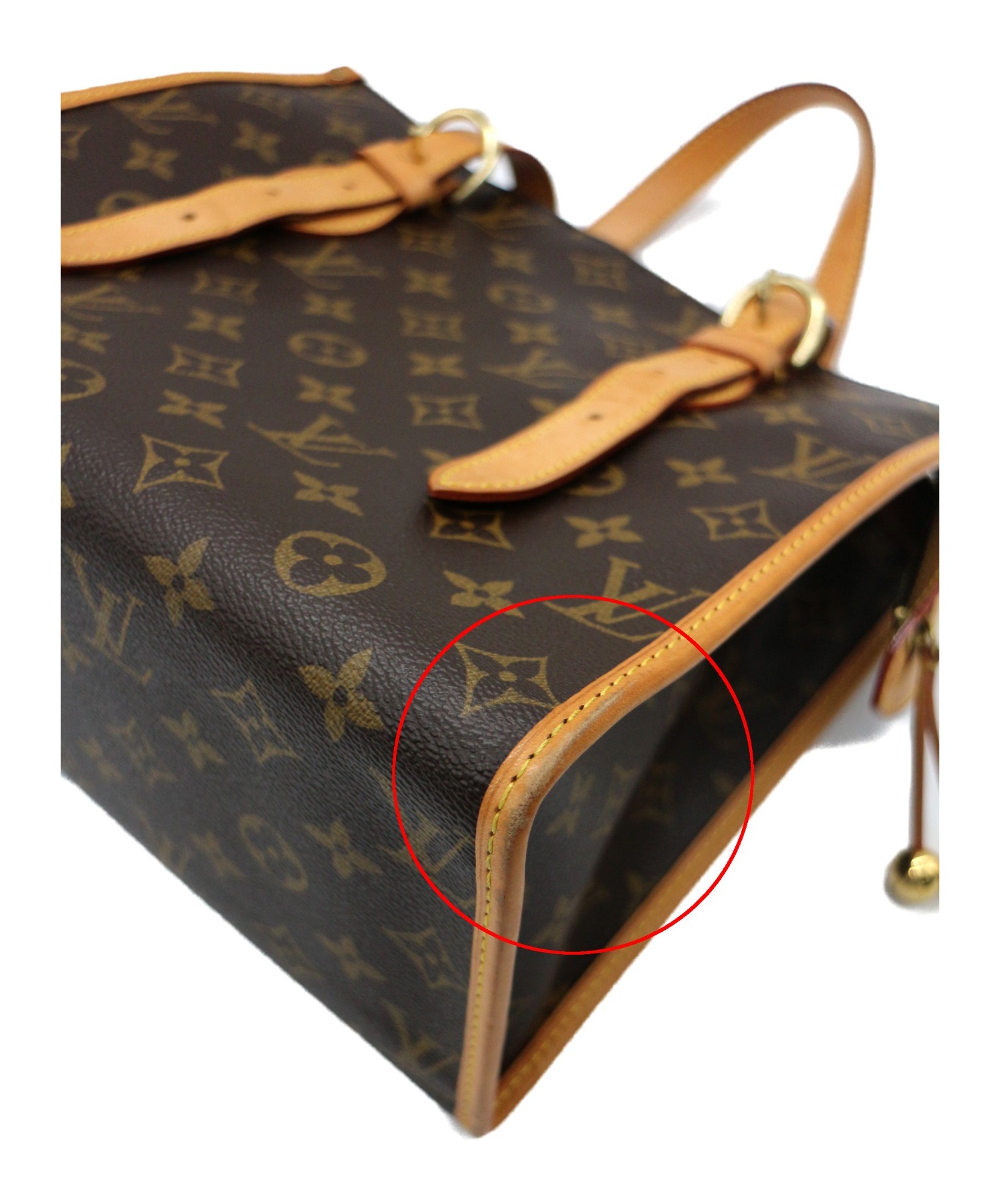 LOUIS VUITTON (ルイヴィトン) ポパンクール・オ ブラウン サイズ:- モノグラム M40007 FL0016